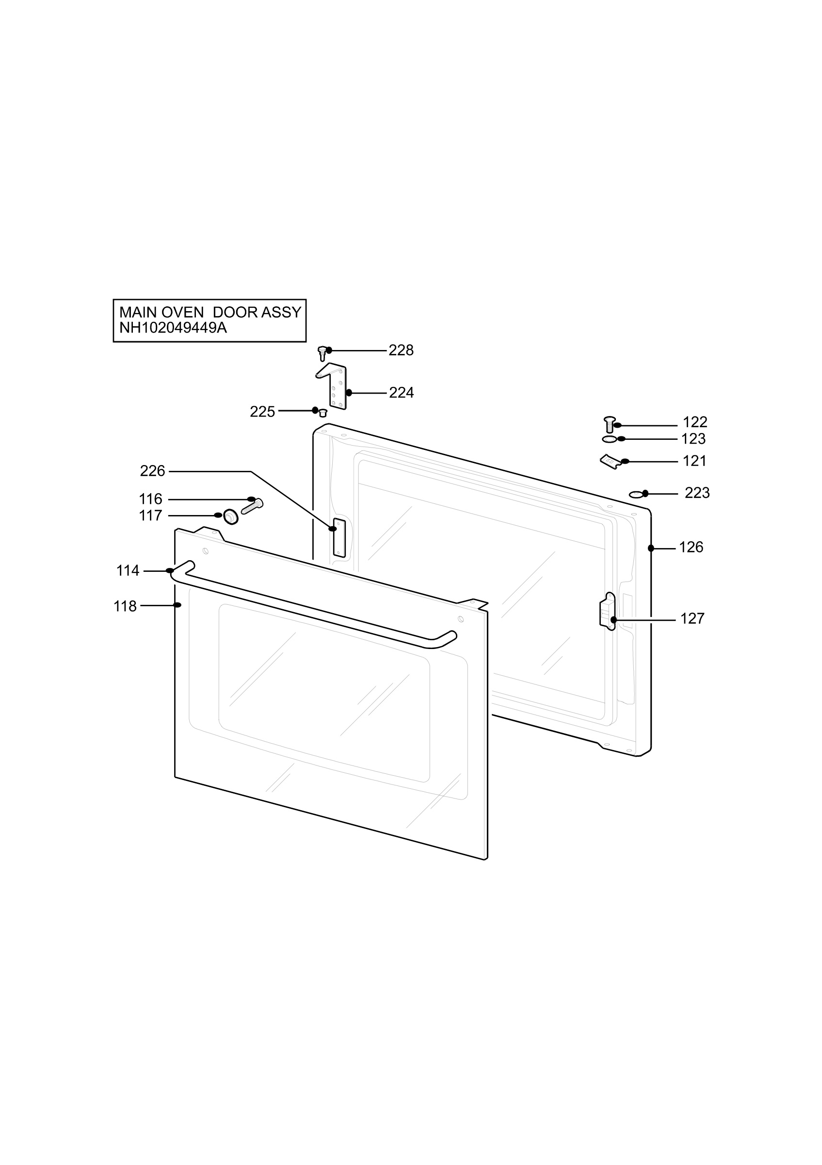 H10 Main Oven Door (large)