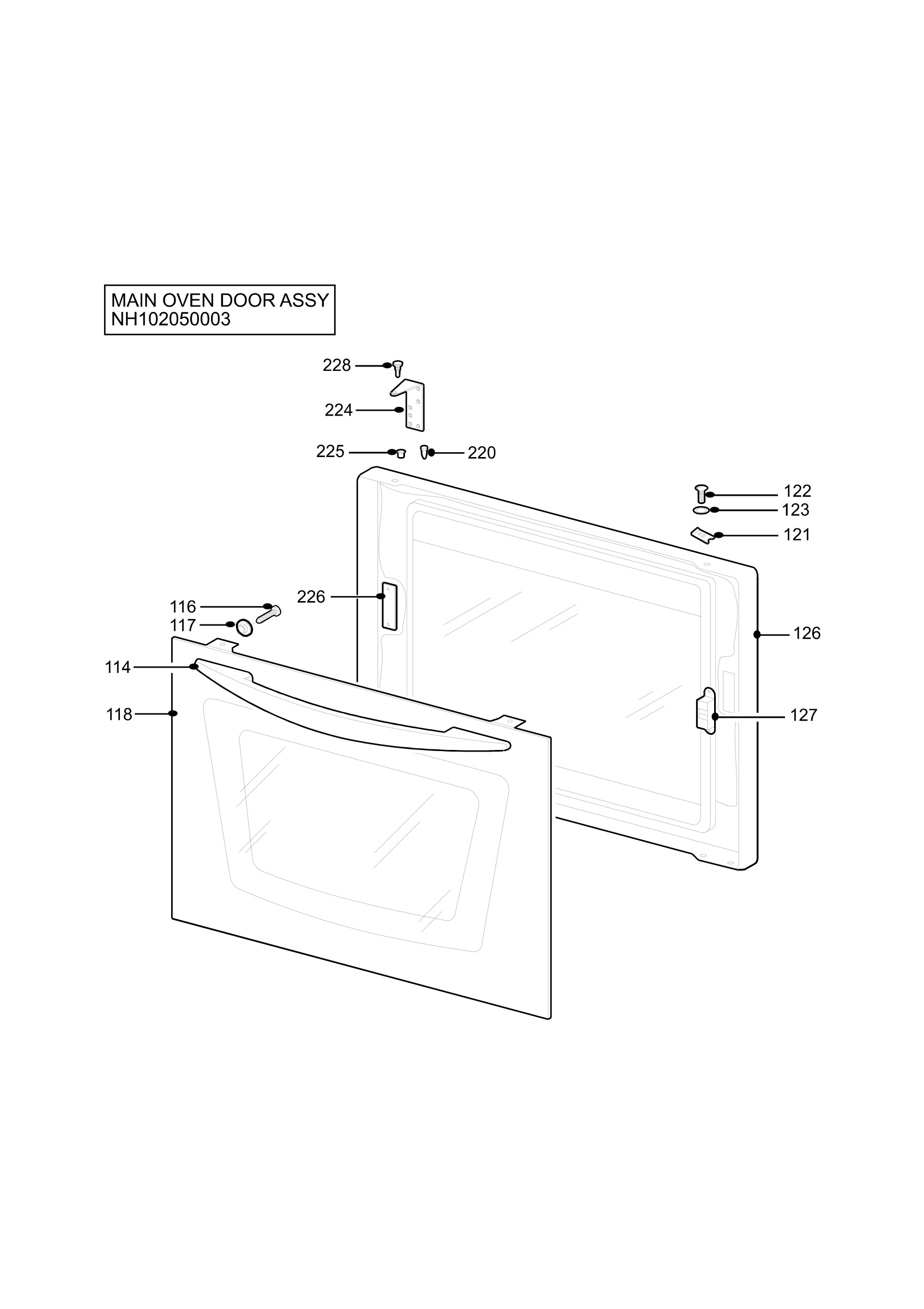 H10 Main Oven Door (large)