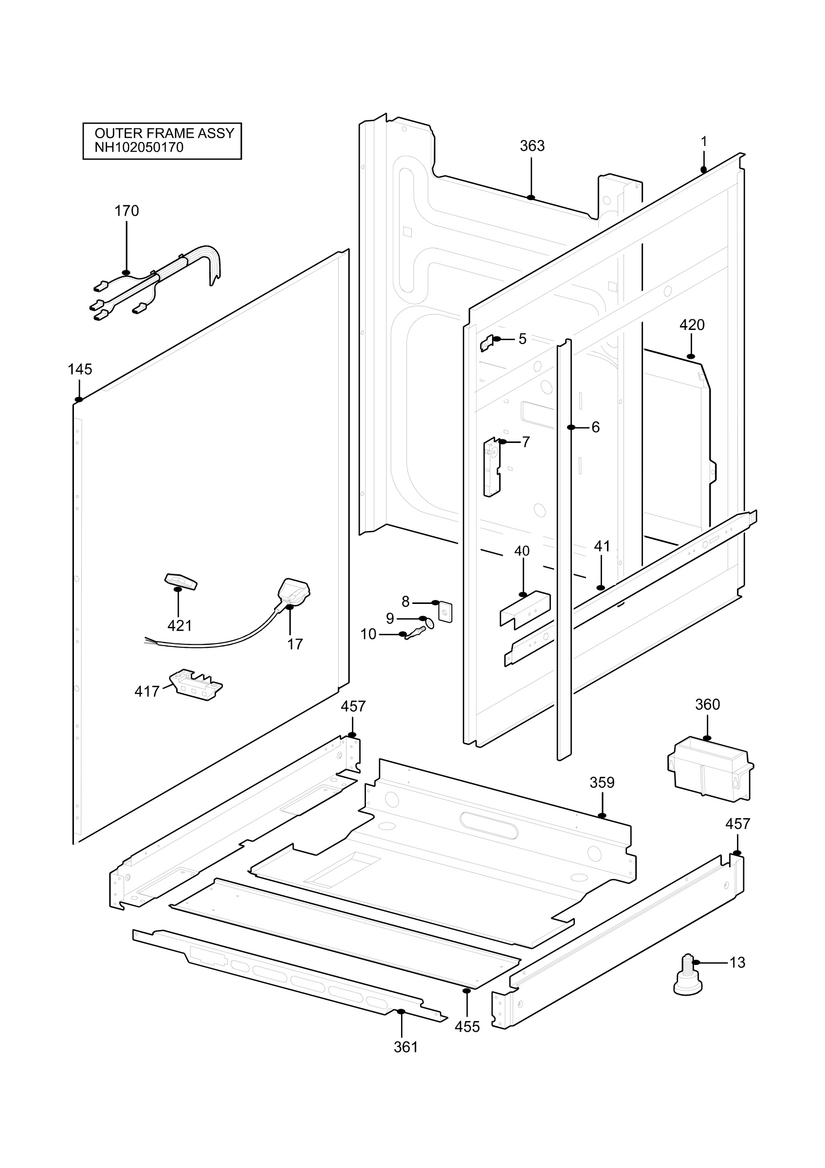 H10 Outer Frame