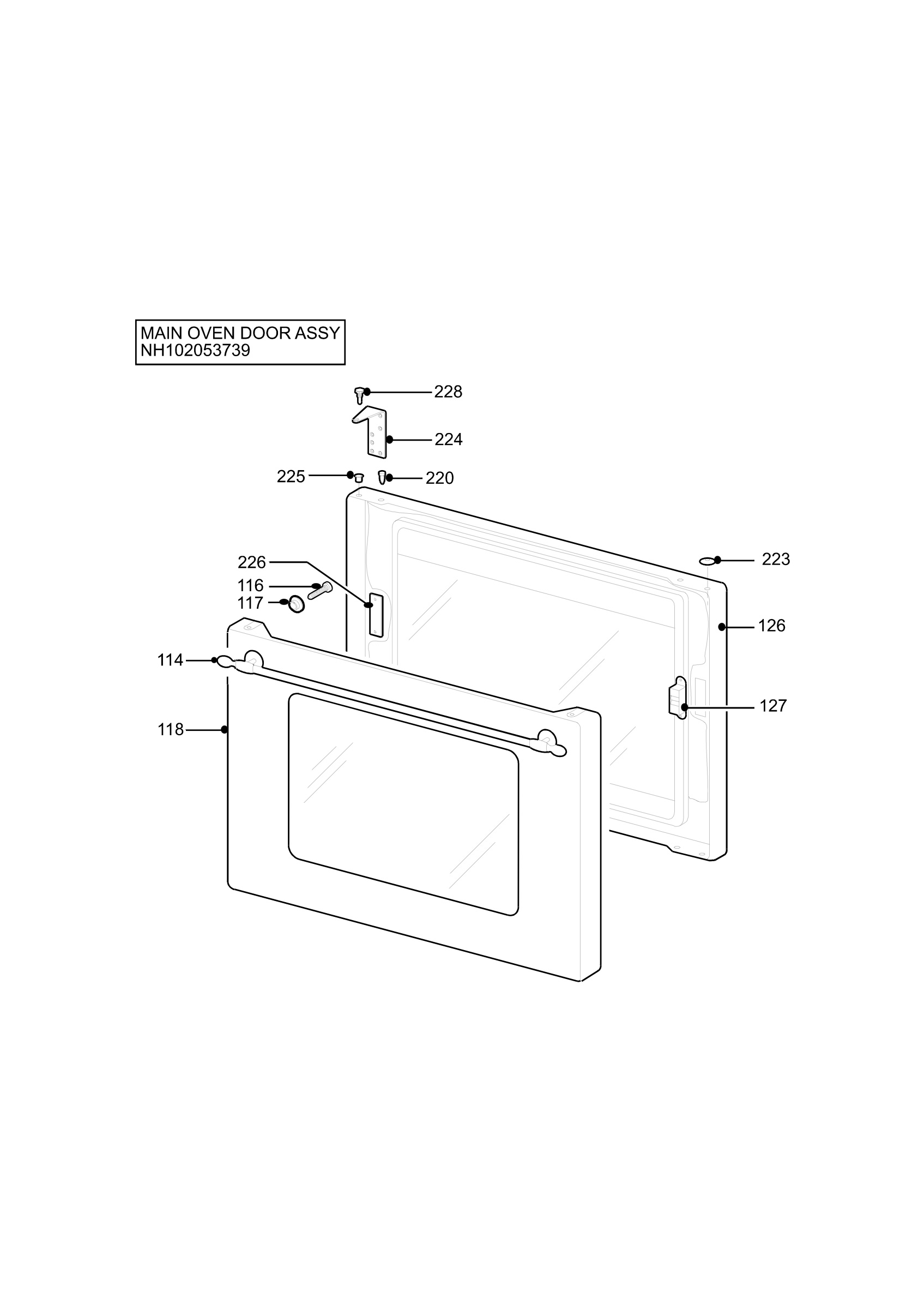 H10 Main Oven Door (large)