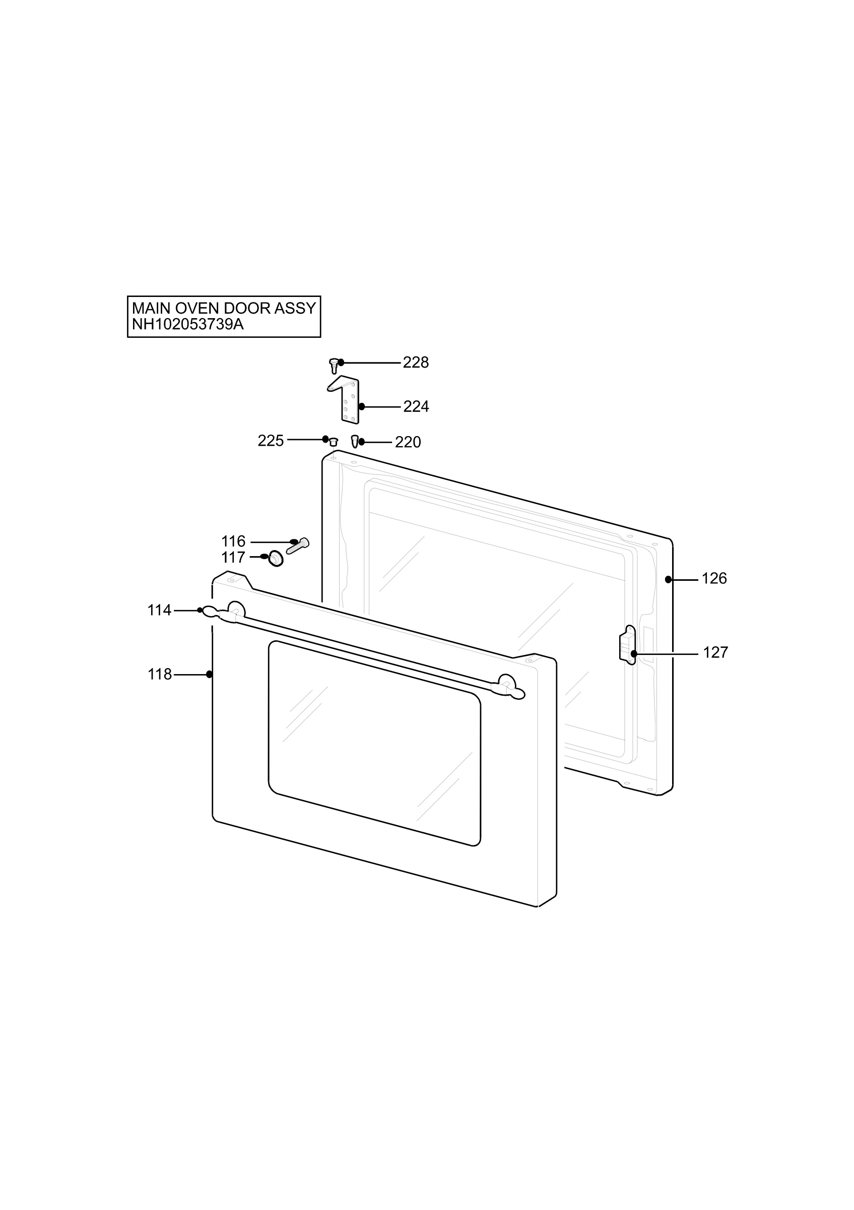 H10 Main Oven Door (large)