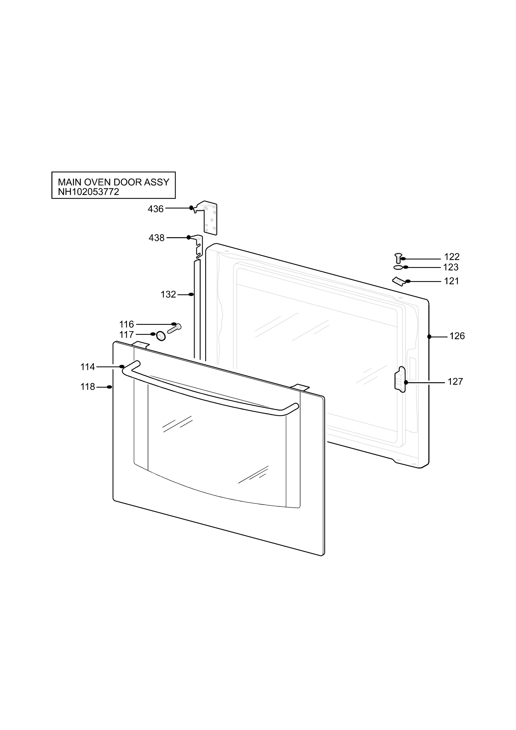 H10 Main Oven Door (large)