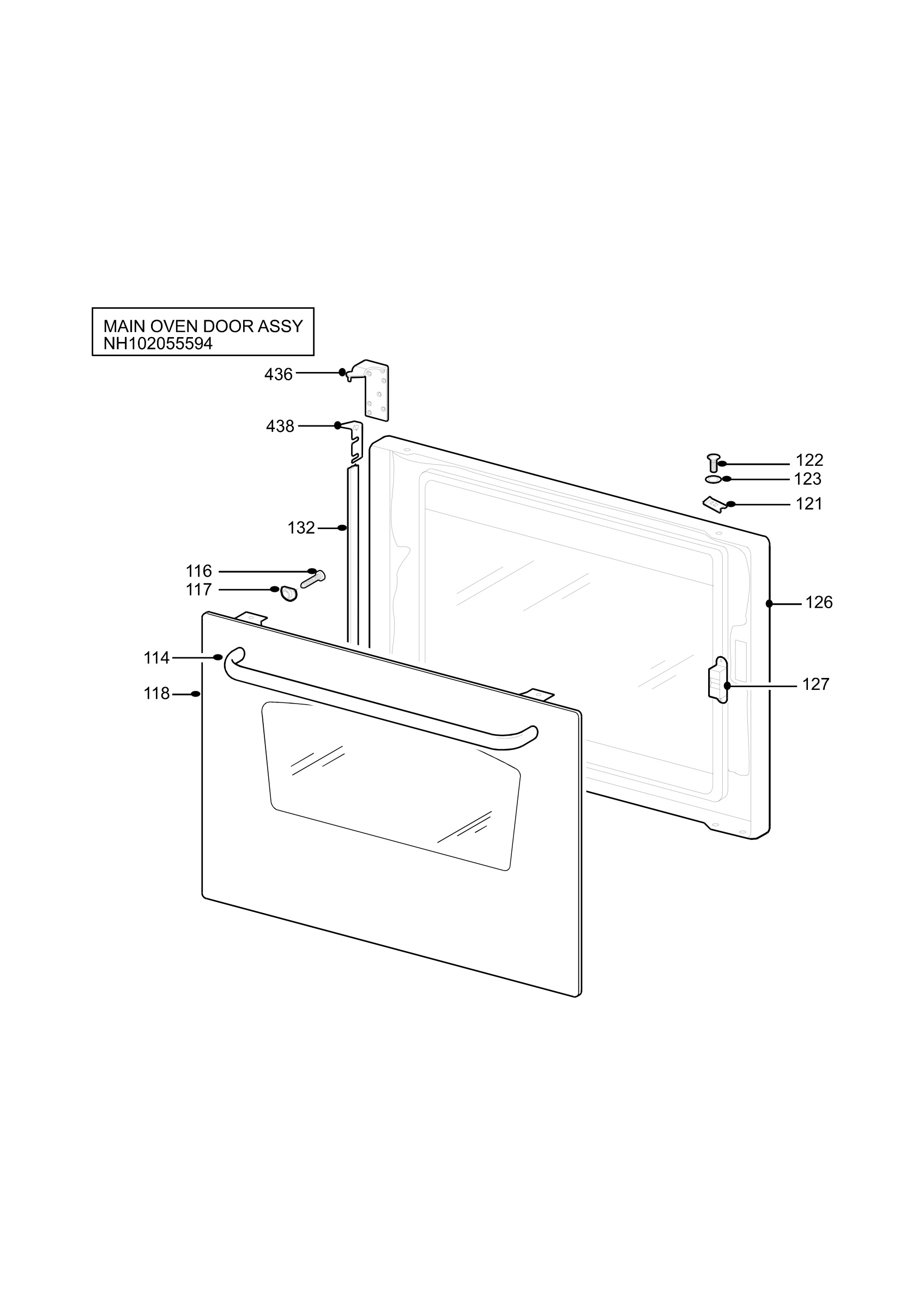 H10 Main Oven Door (large)