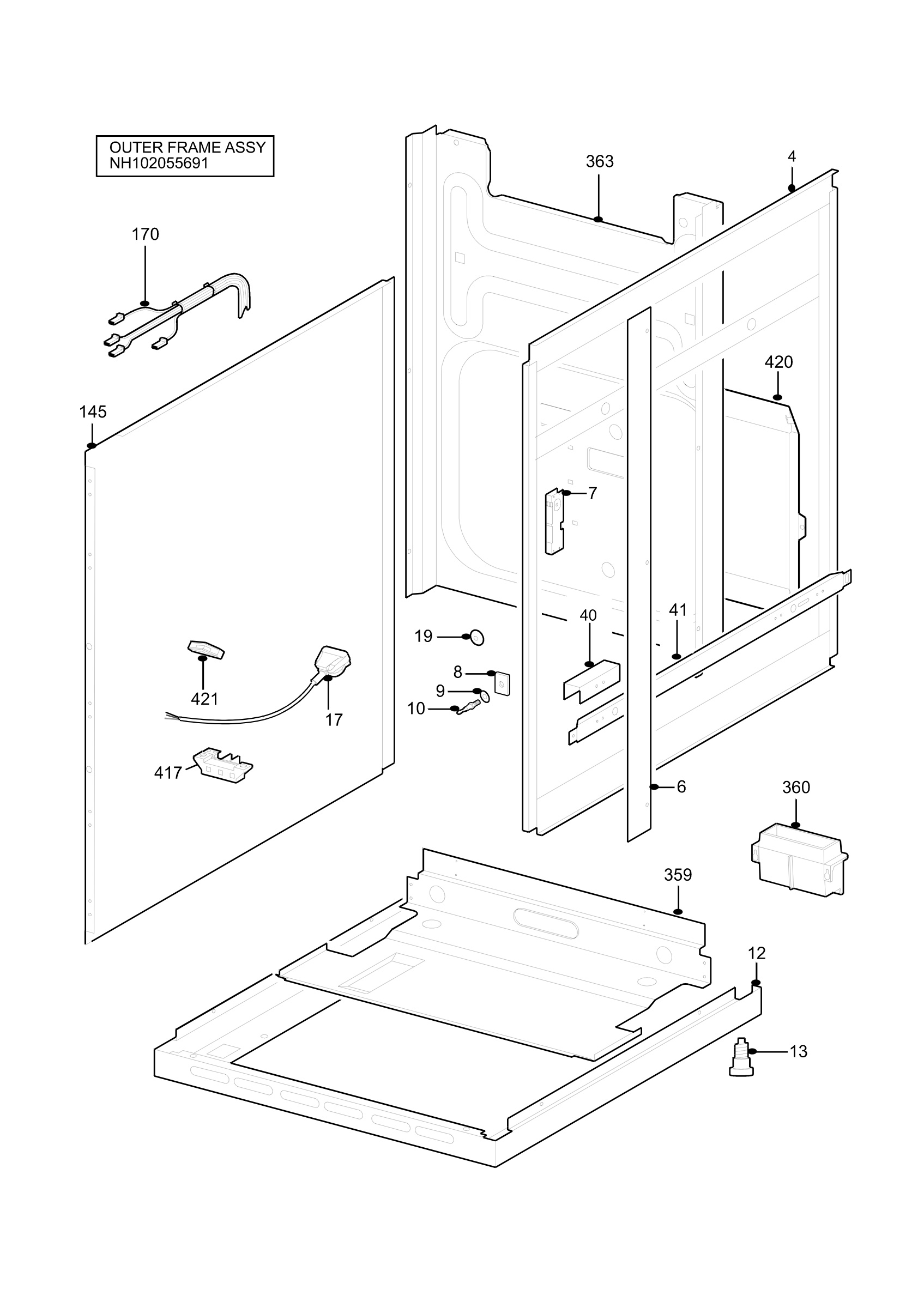 H10 Outer Frame