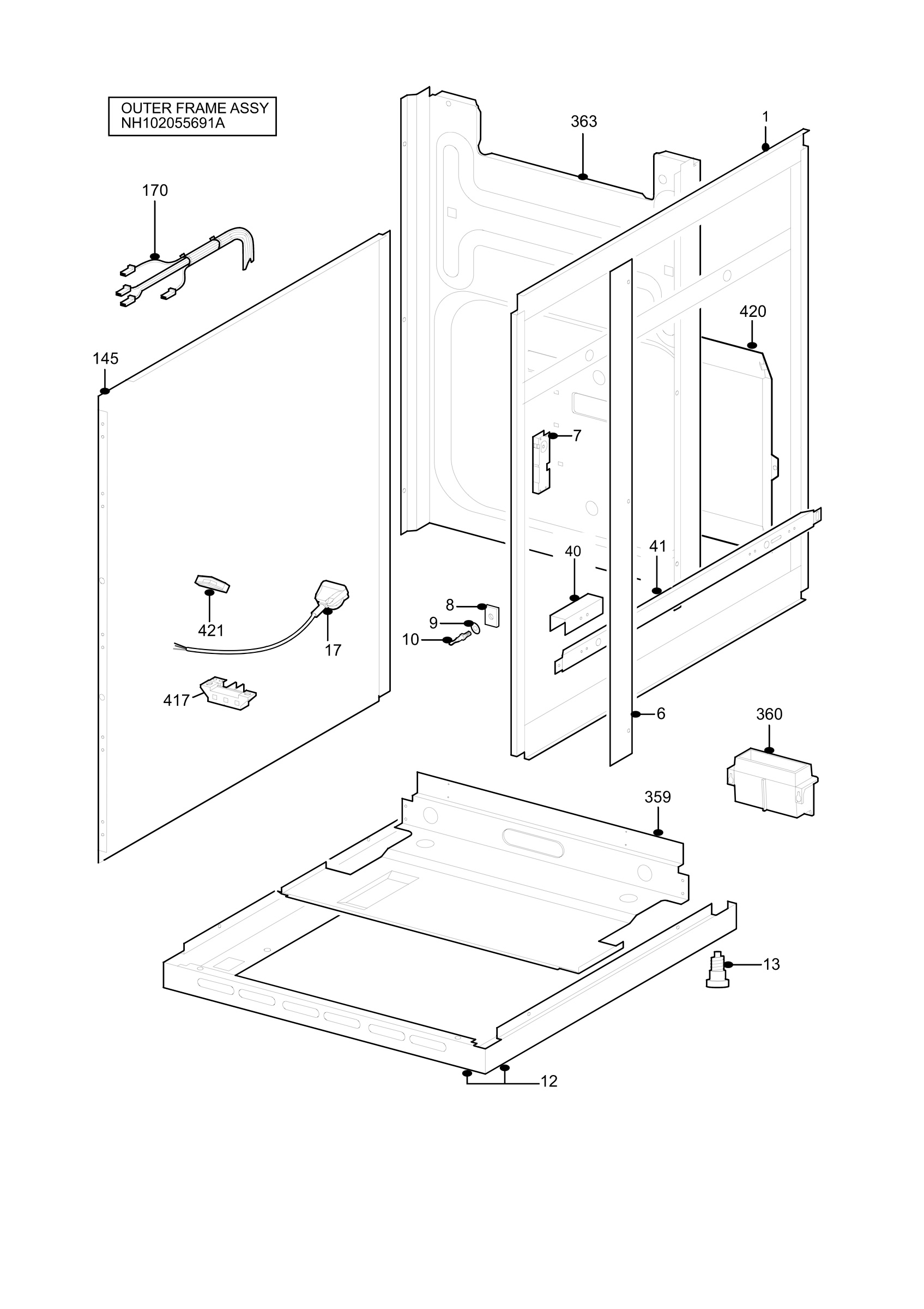 H10 Outer Frame