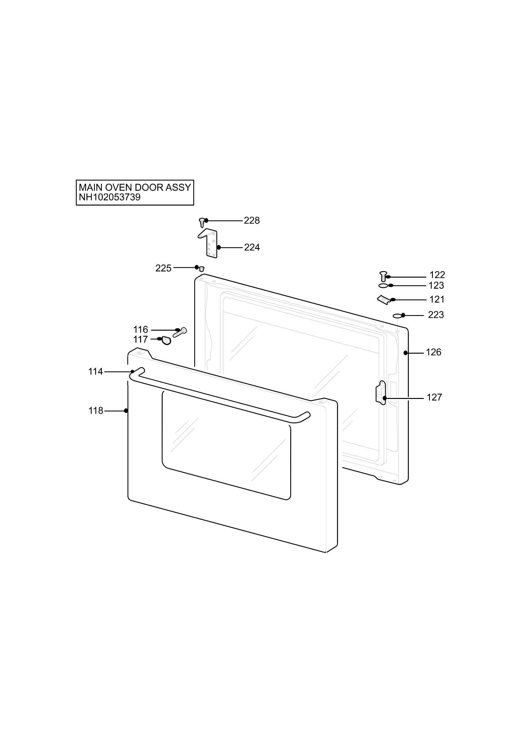 H10 Main Oven Door (large)