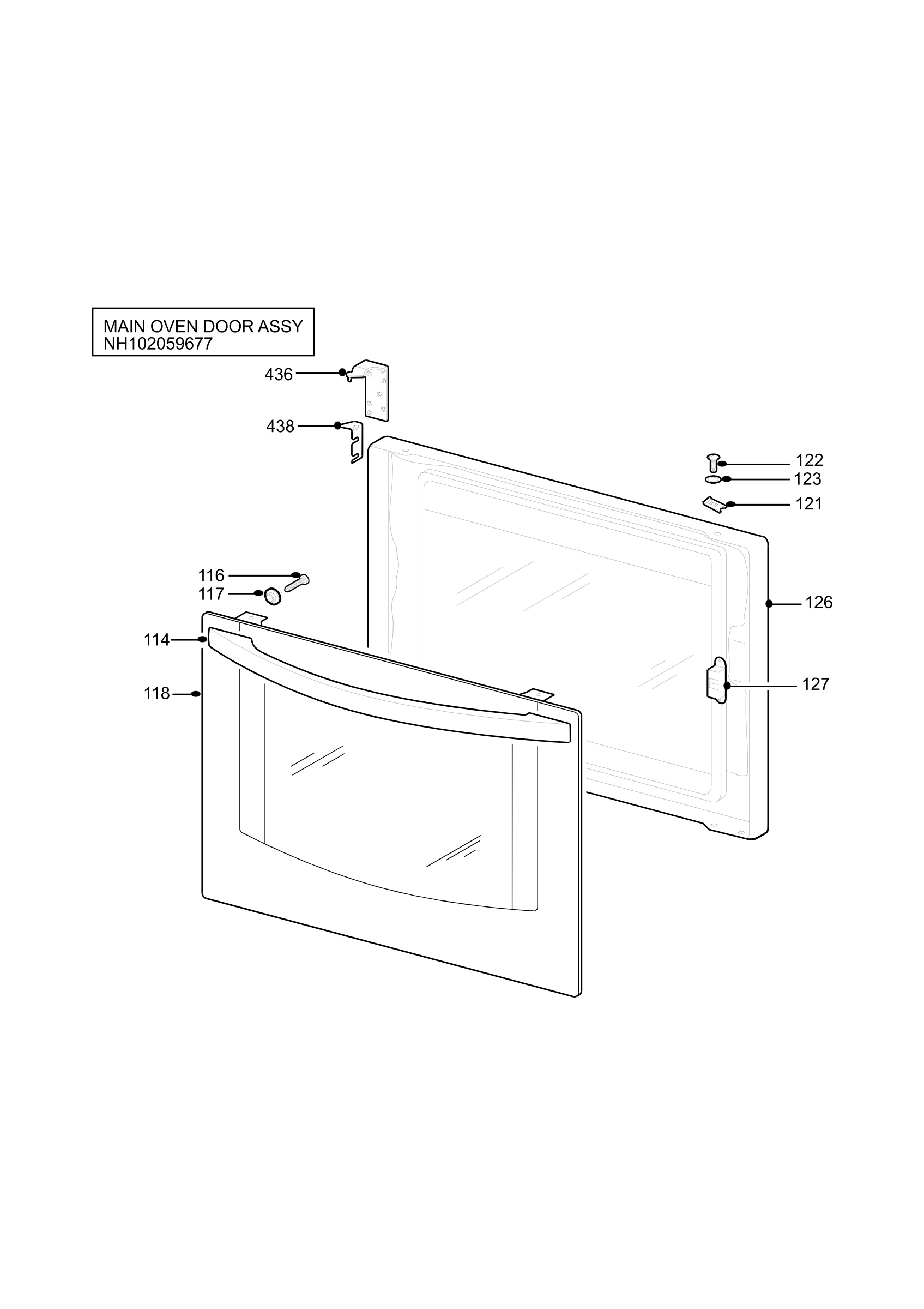 H10 Main Oven Door (large)