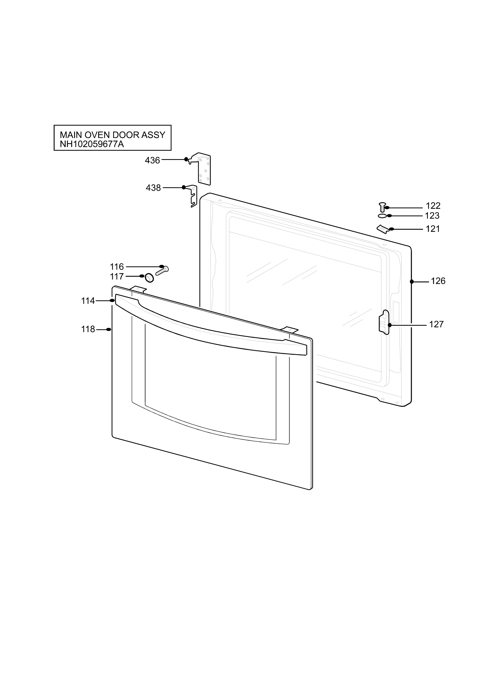H10 Main Oven Door (large)