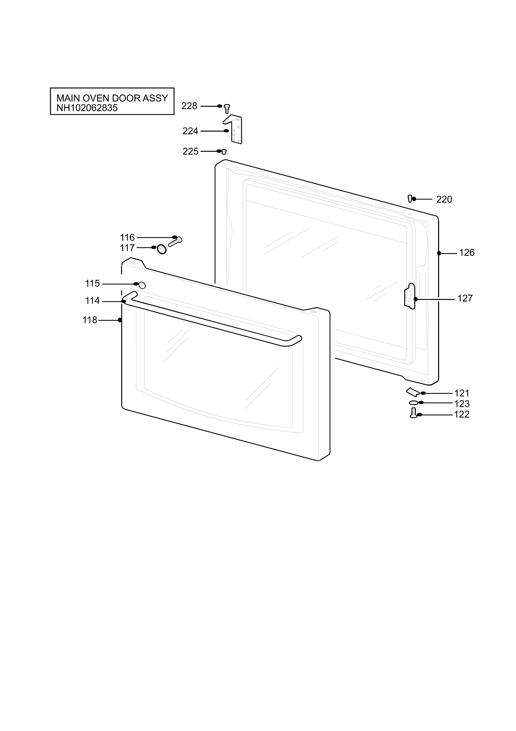 H10 Main Oven Door (large)