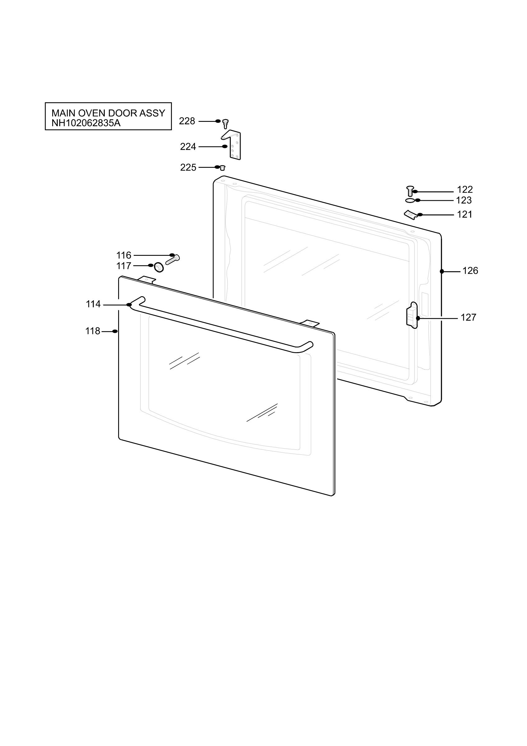 H10 Main Oven Door (large)