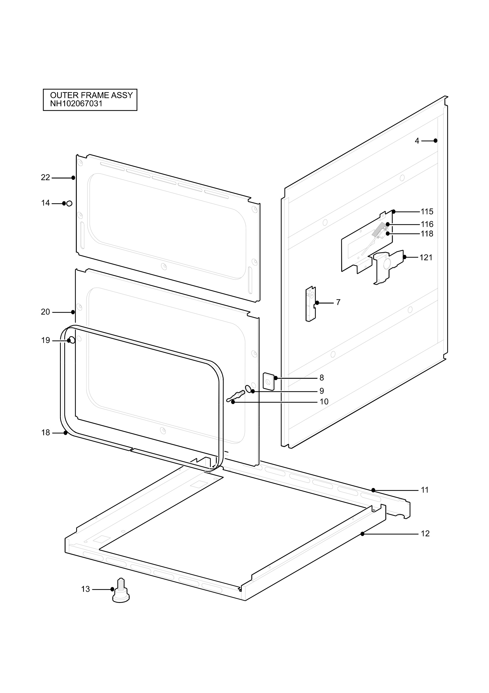 H10 Outer Frame