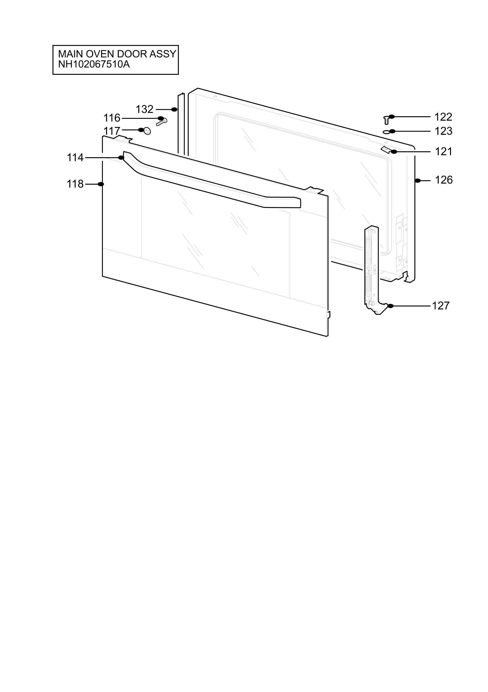 H10 Main Oven Door (large)