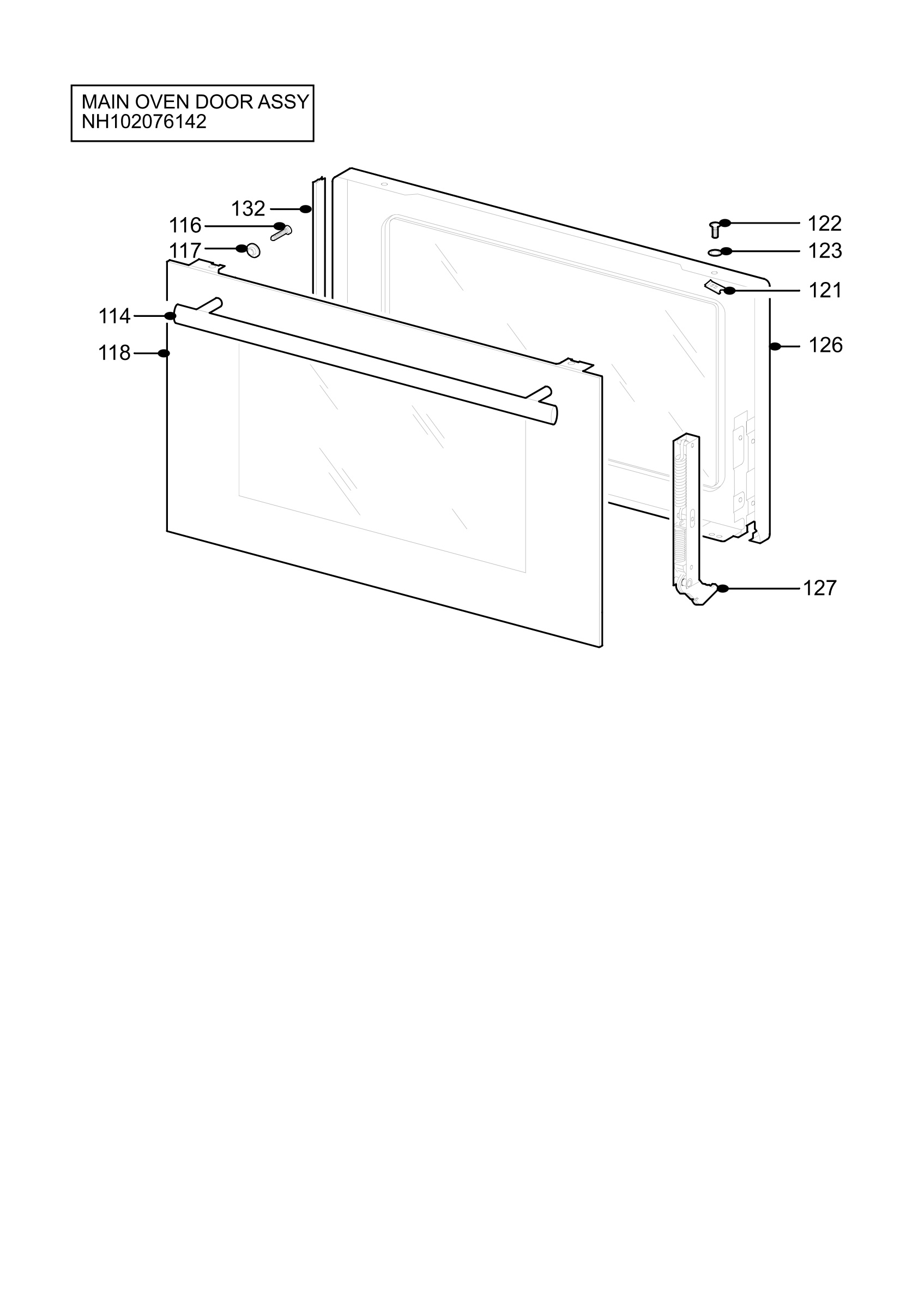 H10 Main Oven Door (large)