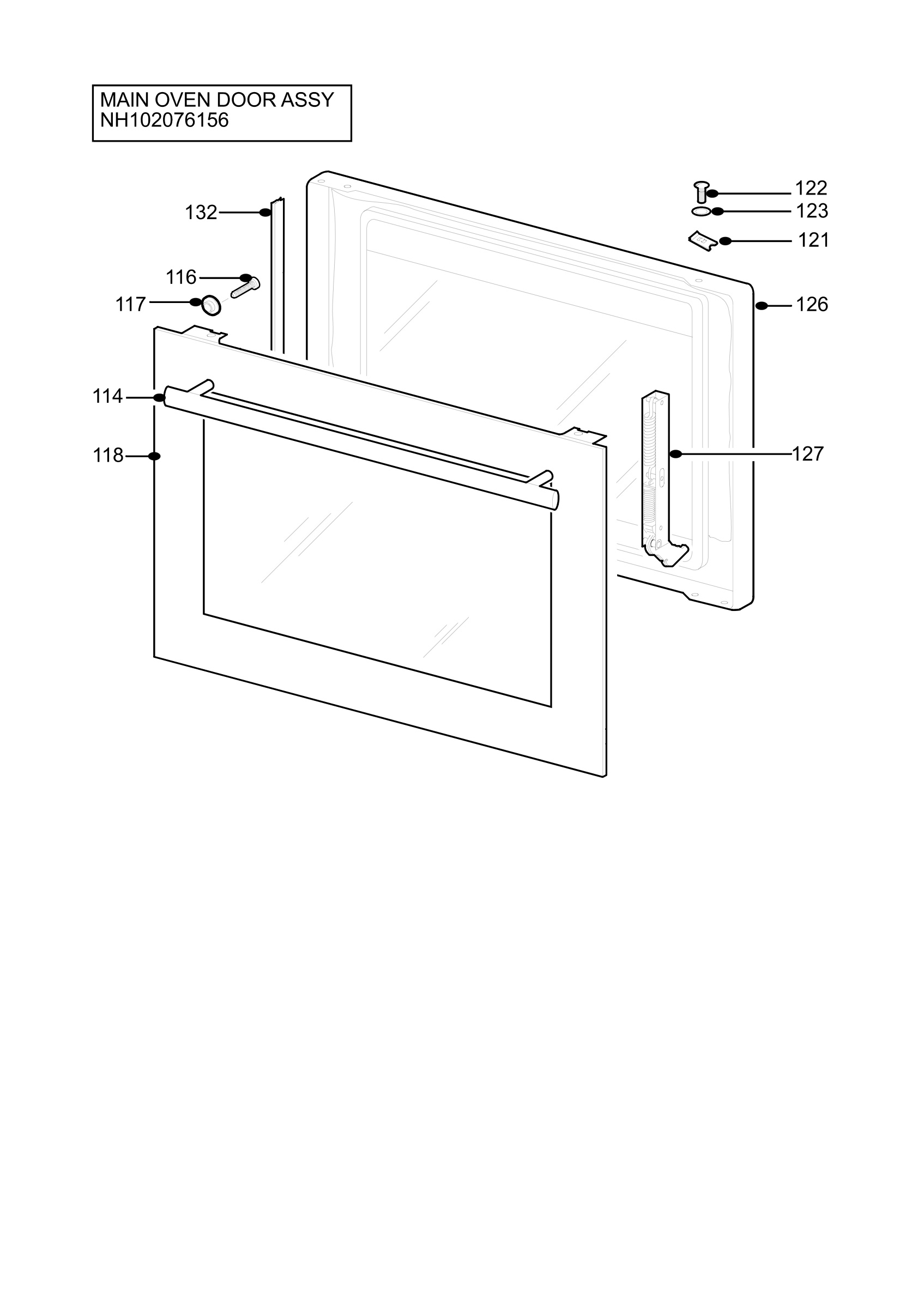 H10 Main Oven Door (large)
