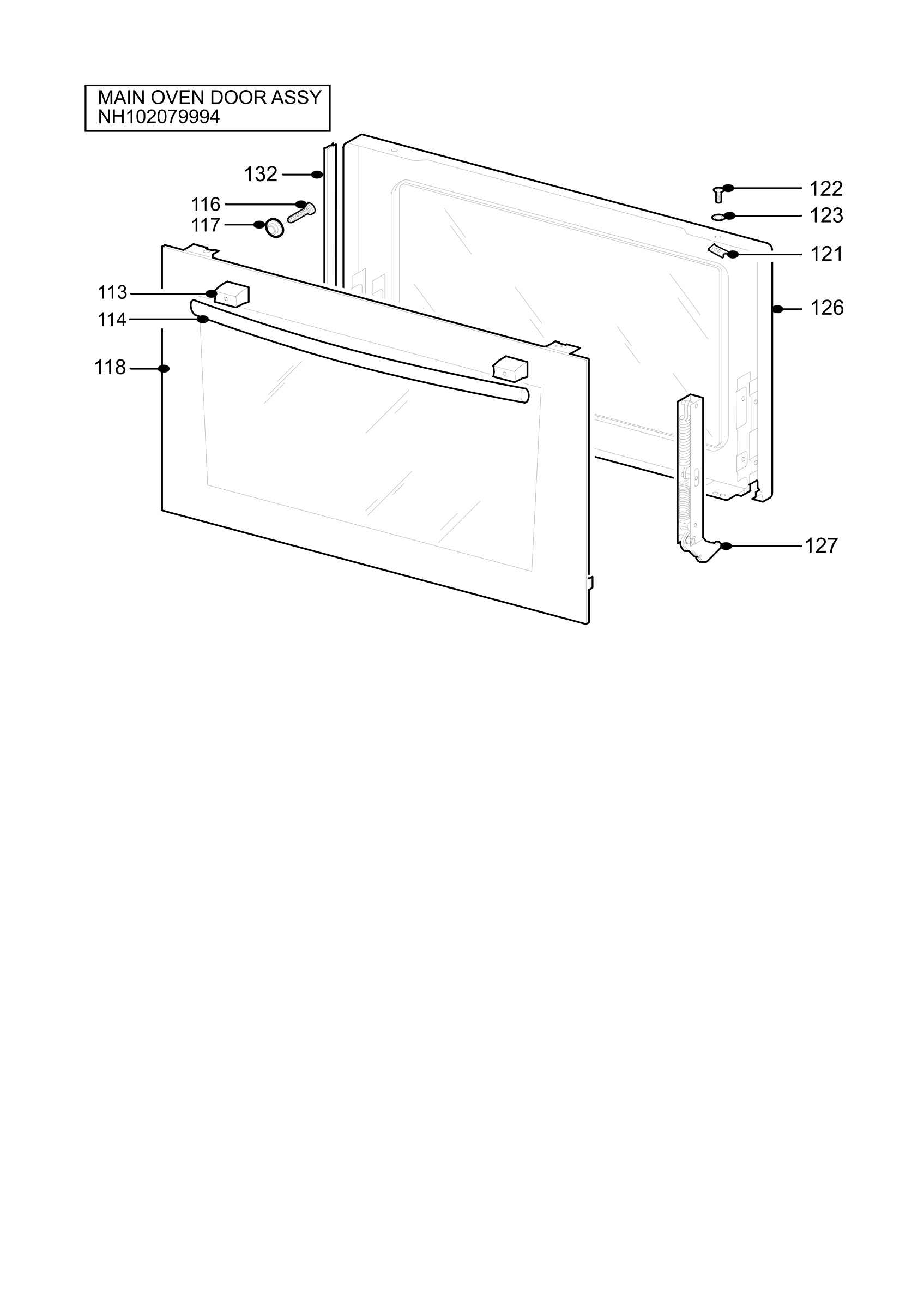 H10 Main Oven Door (large)
