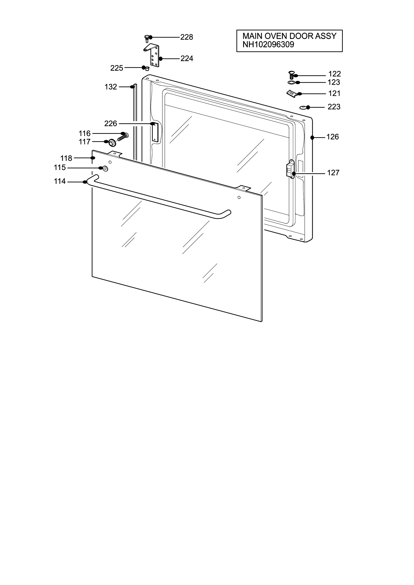 H10 Main Oven Door (large)
