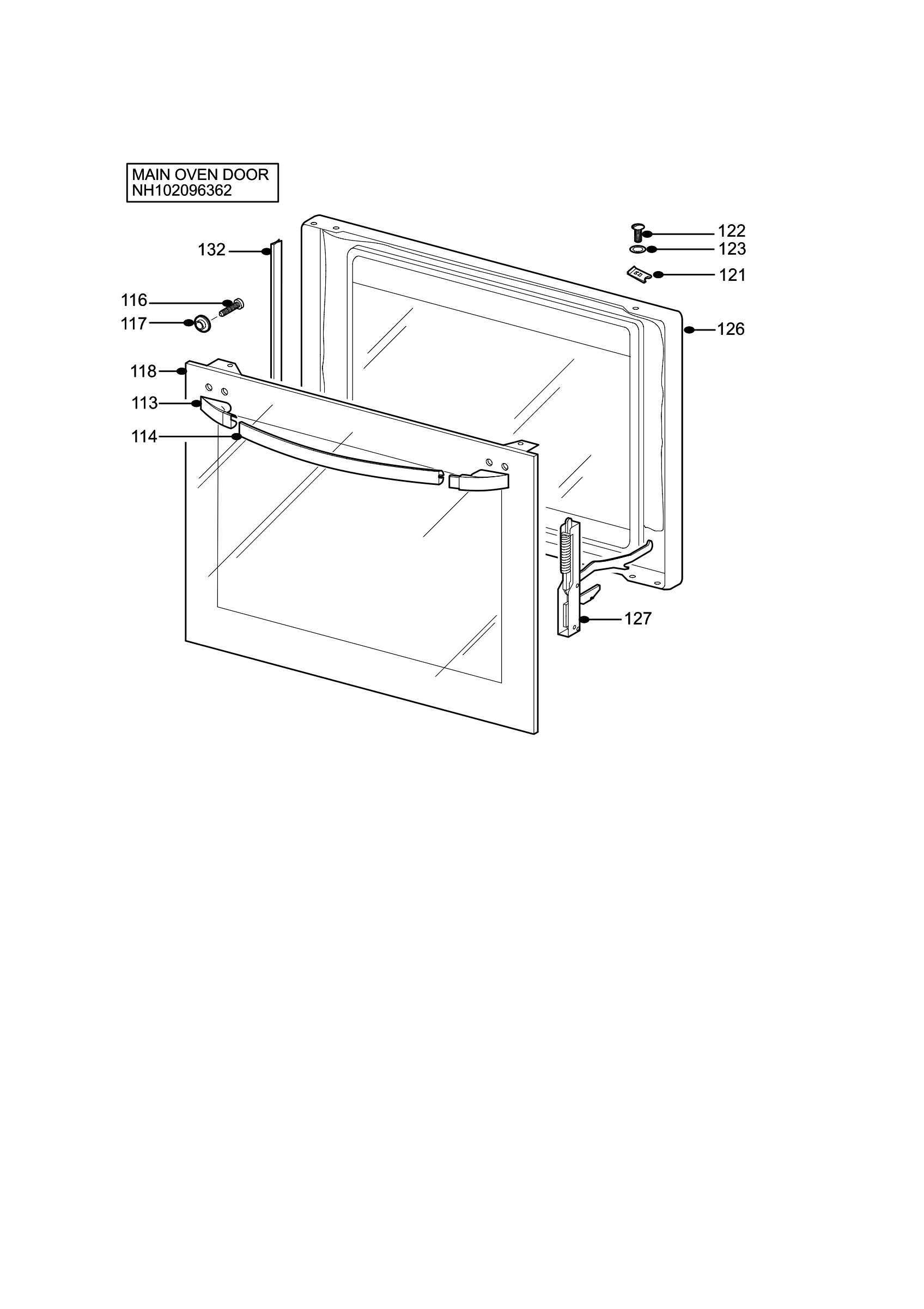 H10 Main Oven Door (large)