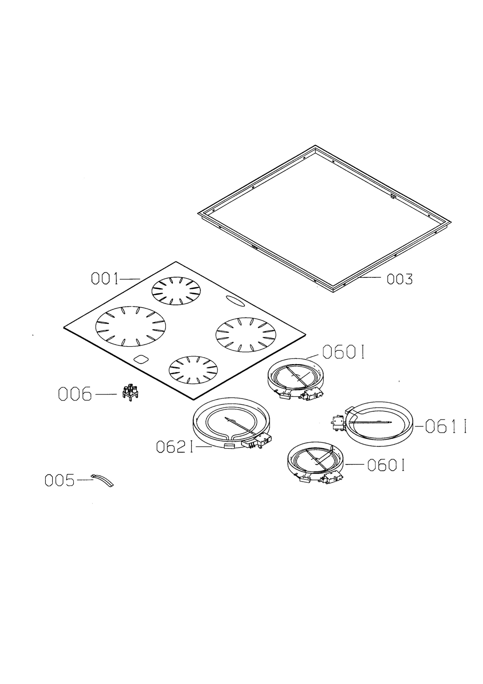 Hob/grill