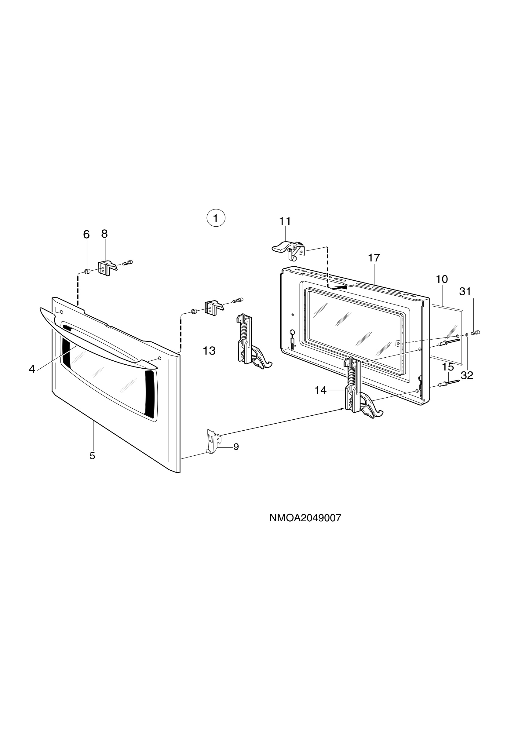 H10 Main Oven Door (large)