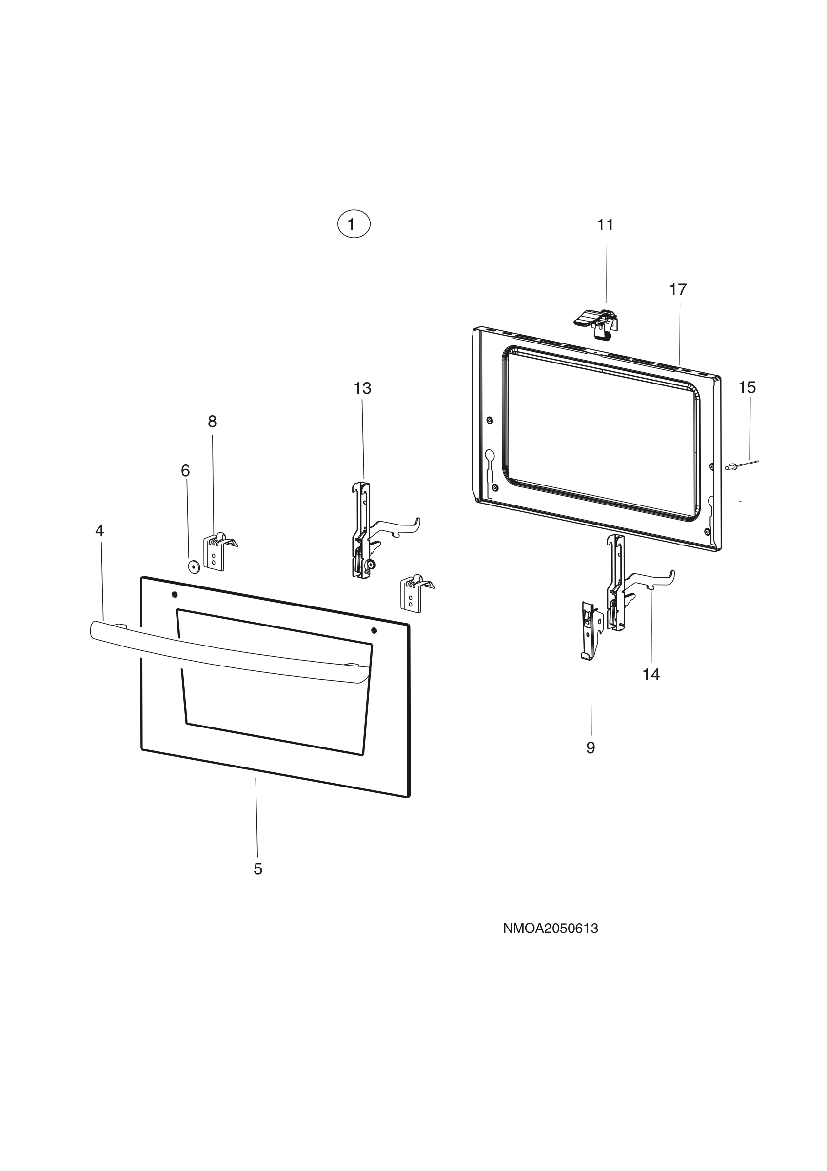 H10 Main Oven Door (large)