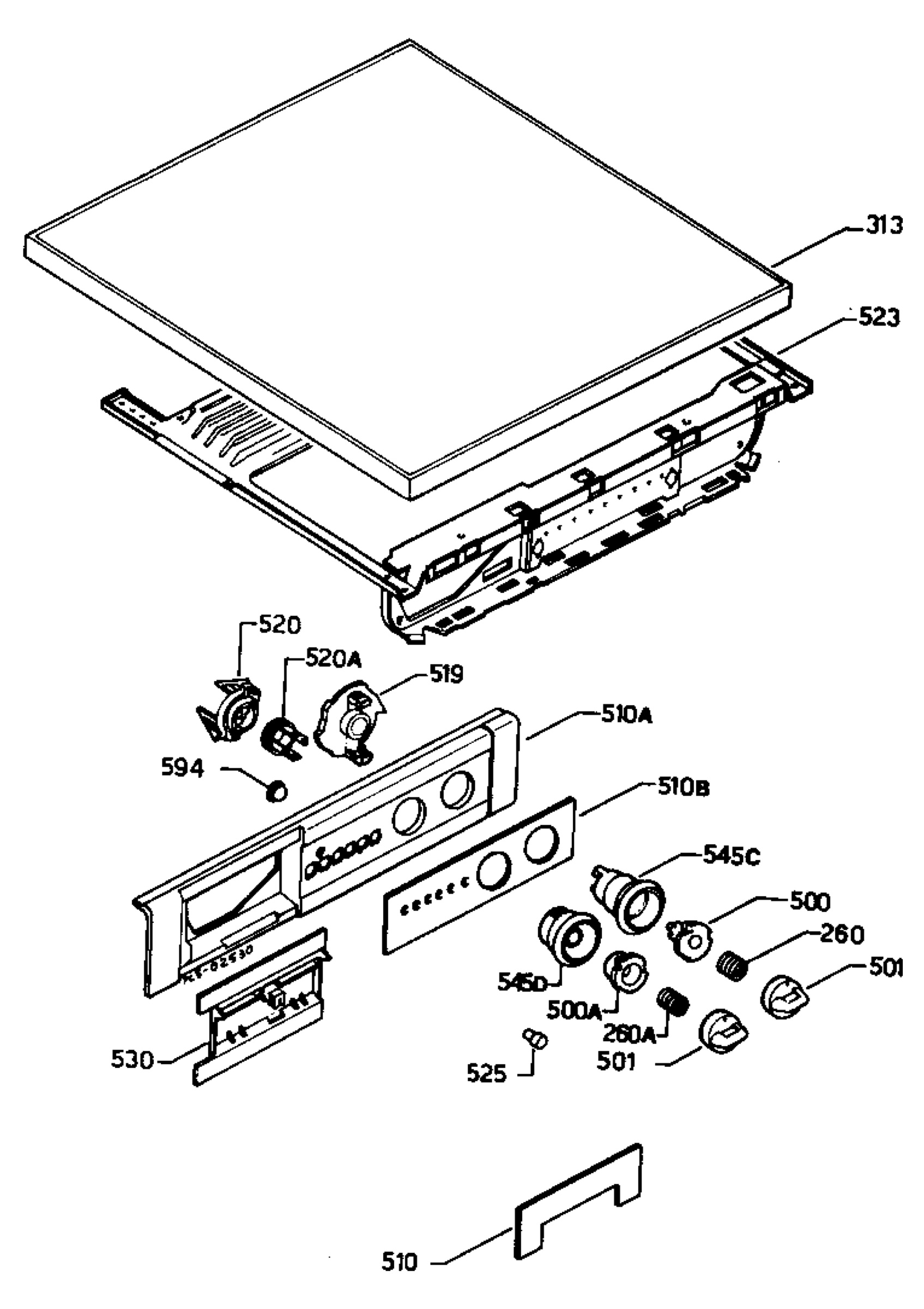Control panel and lid