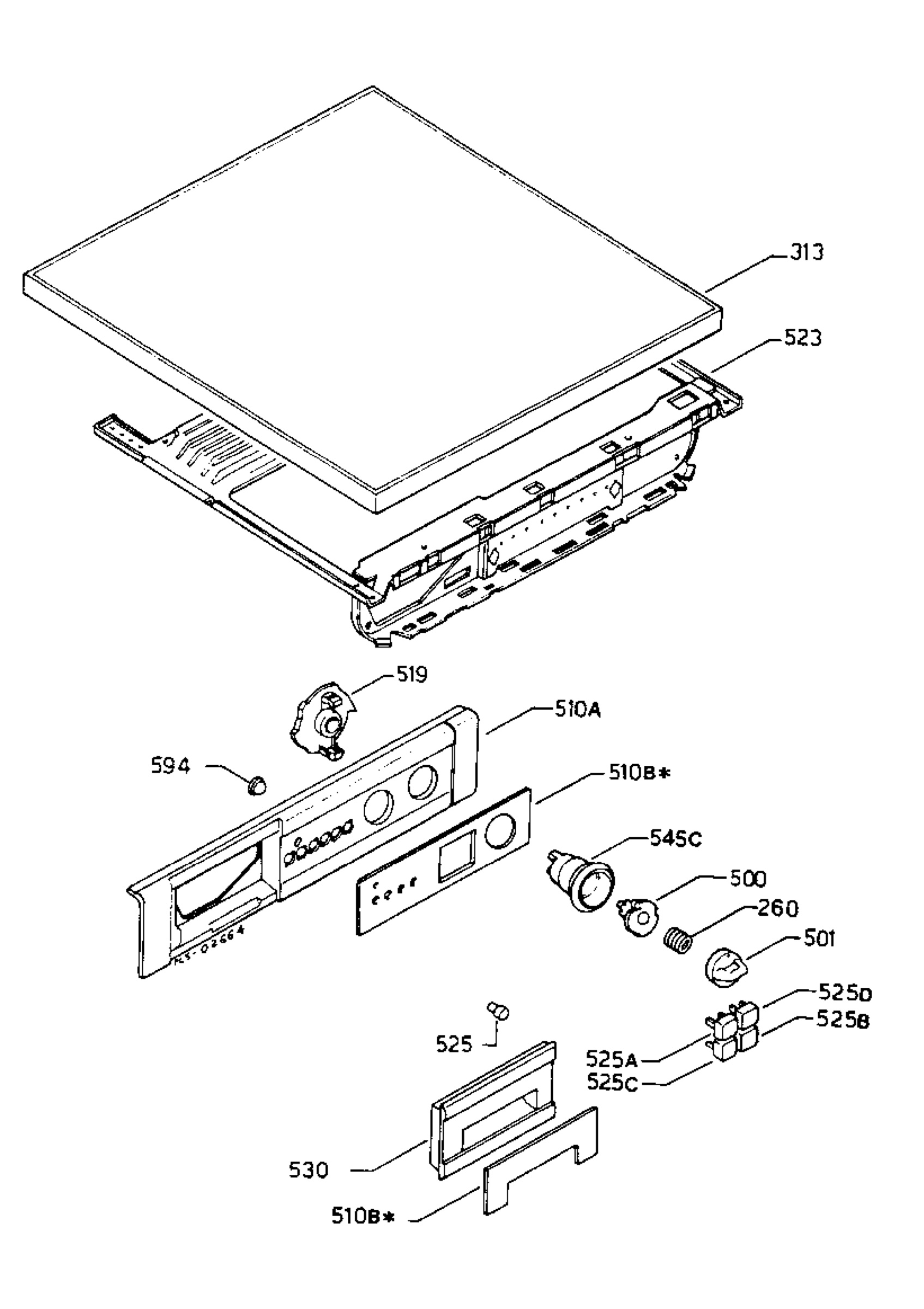 Control panel and lid