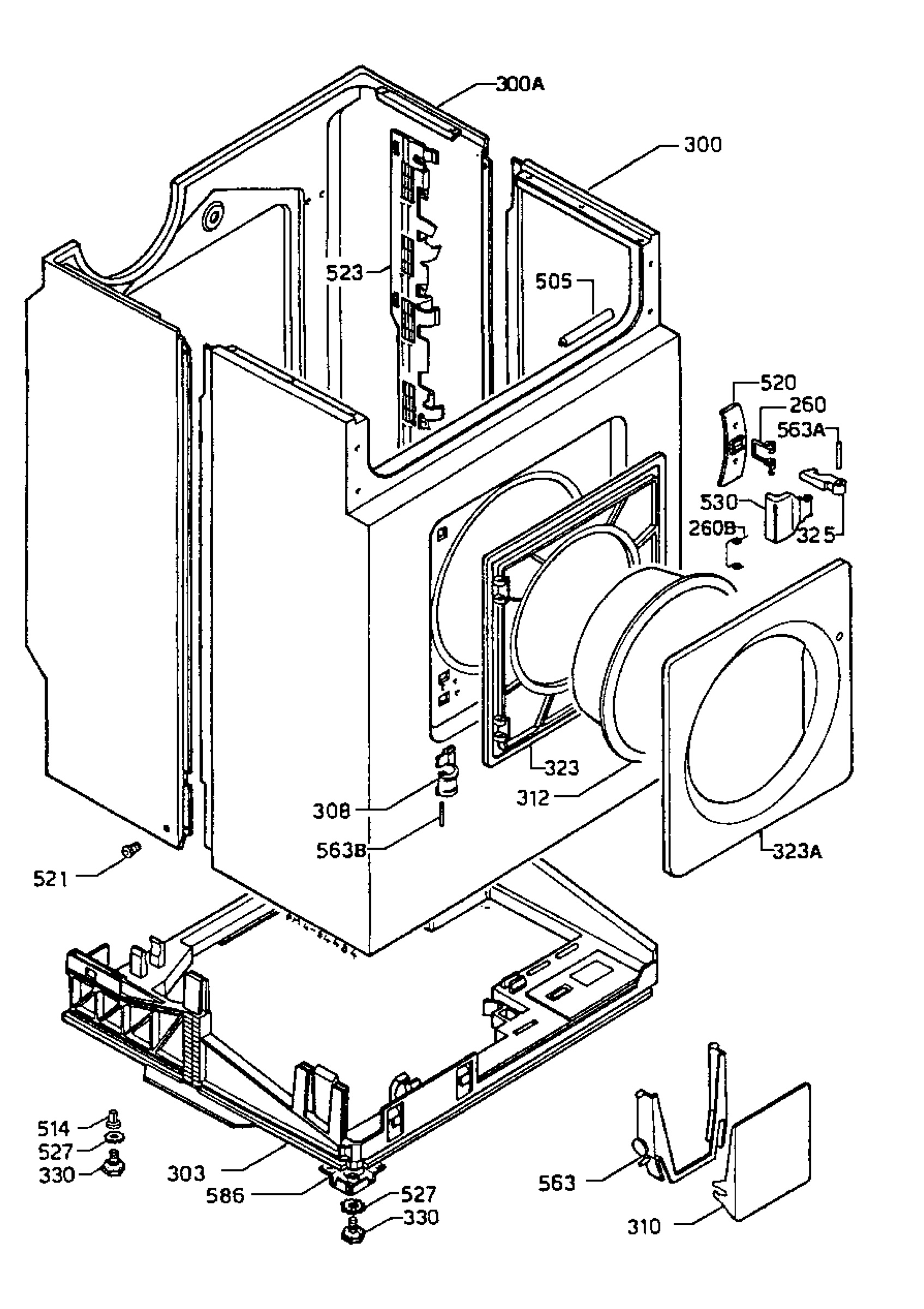 Housing and door