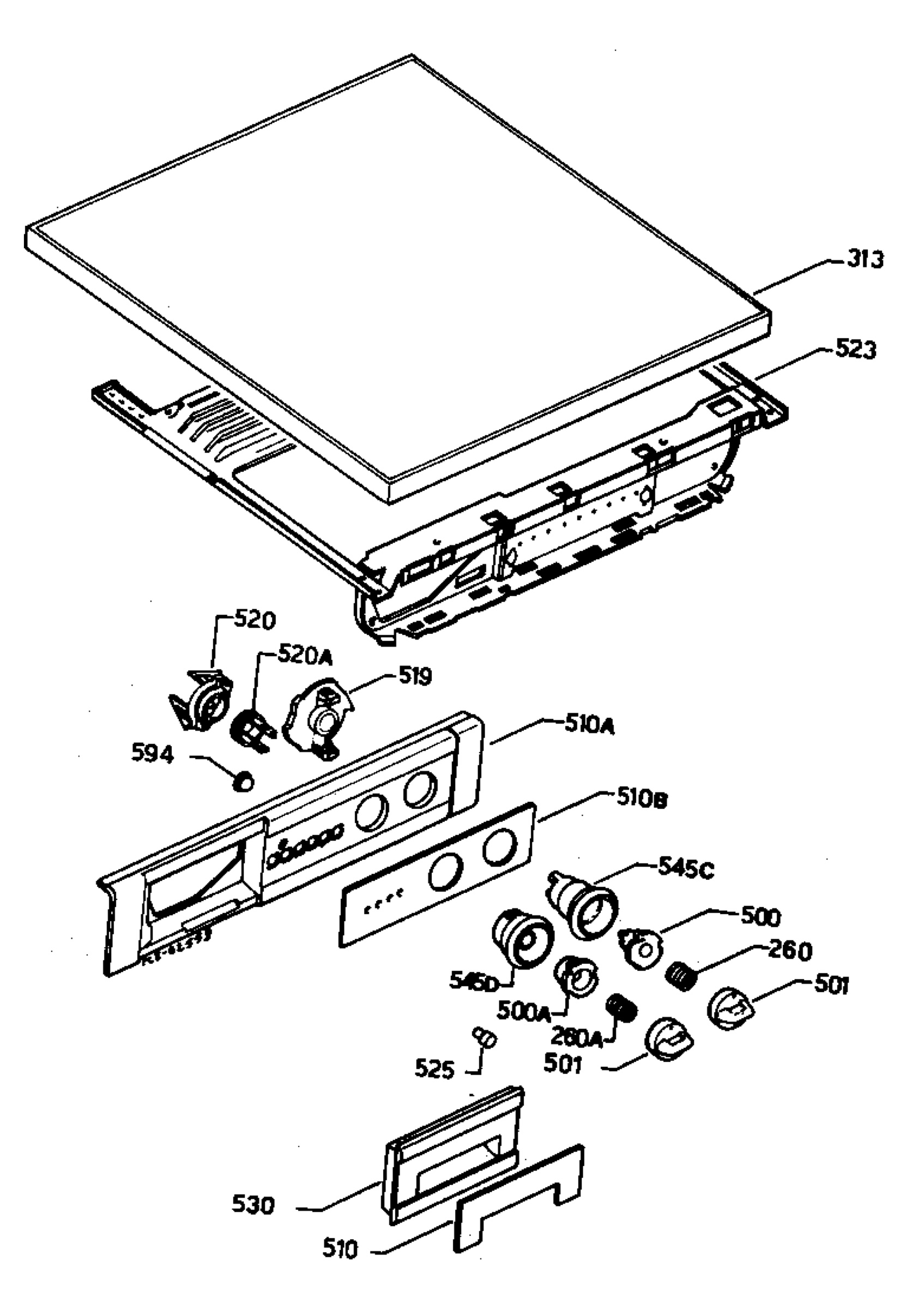 Control panel and lid