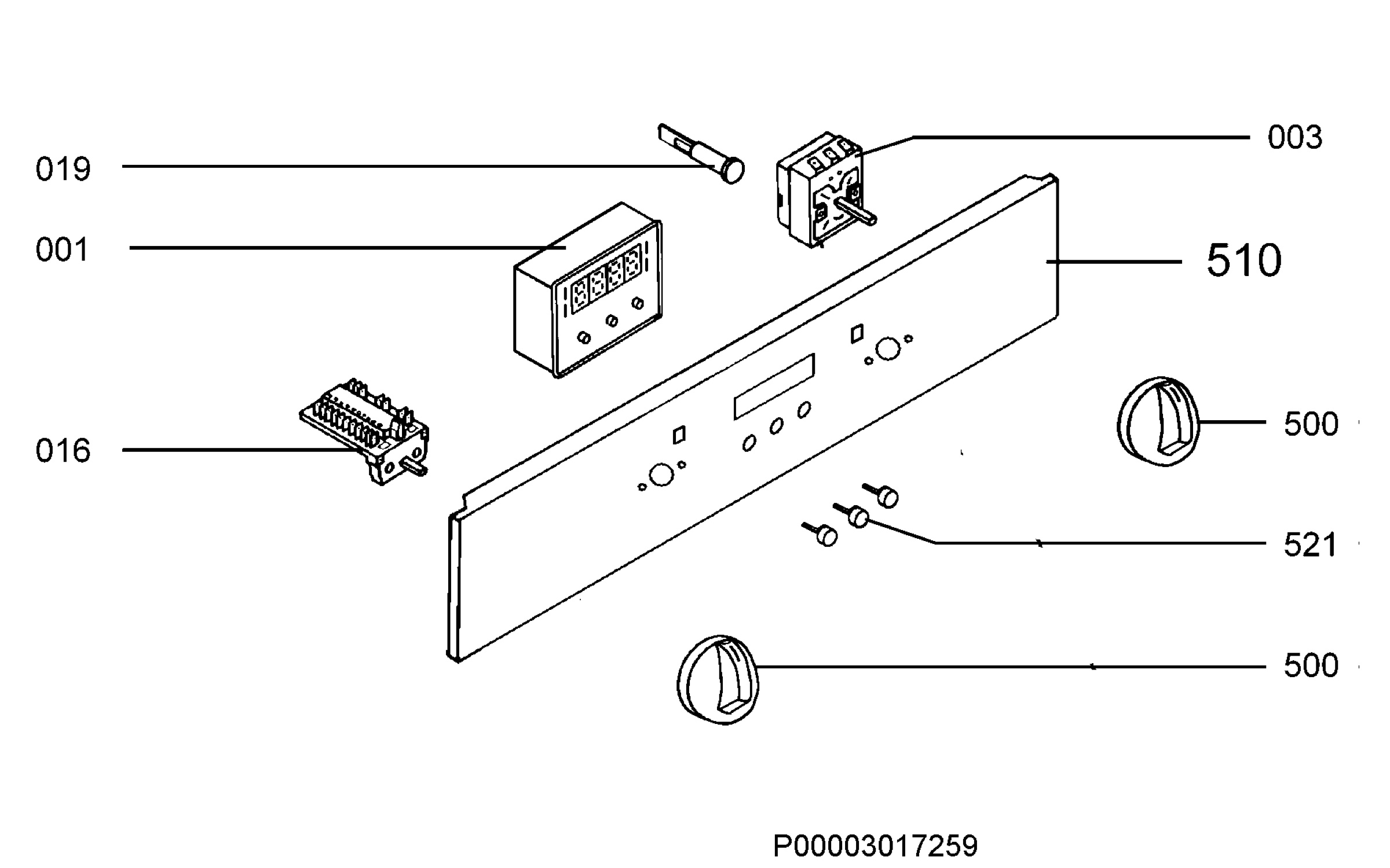 Command panel 037