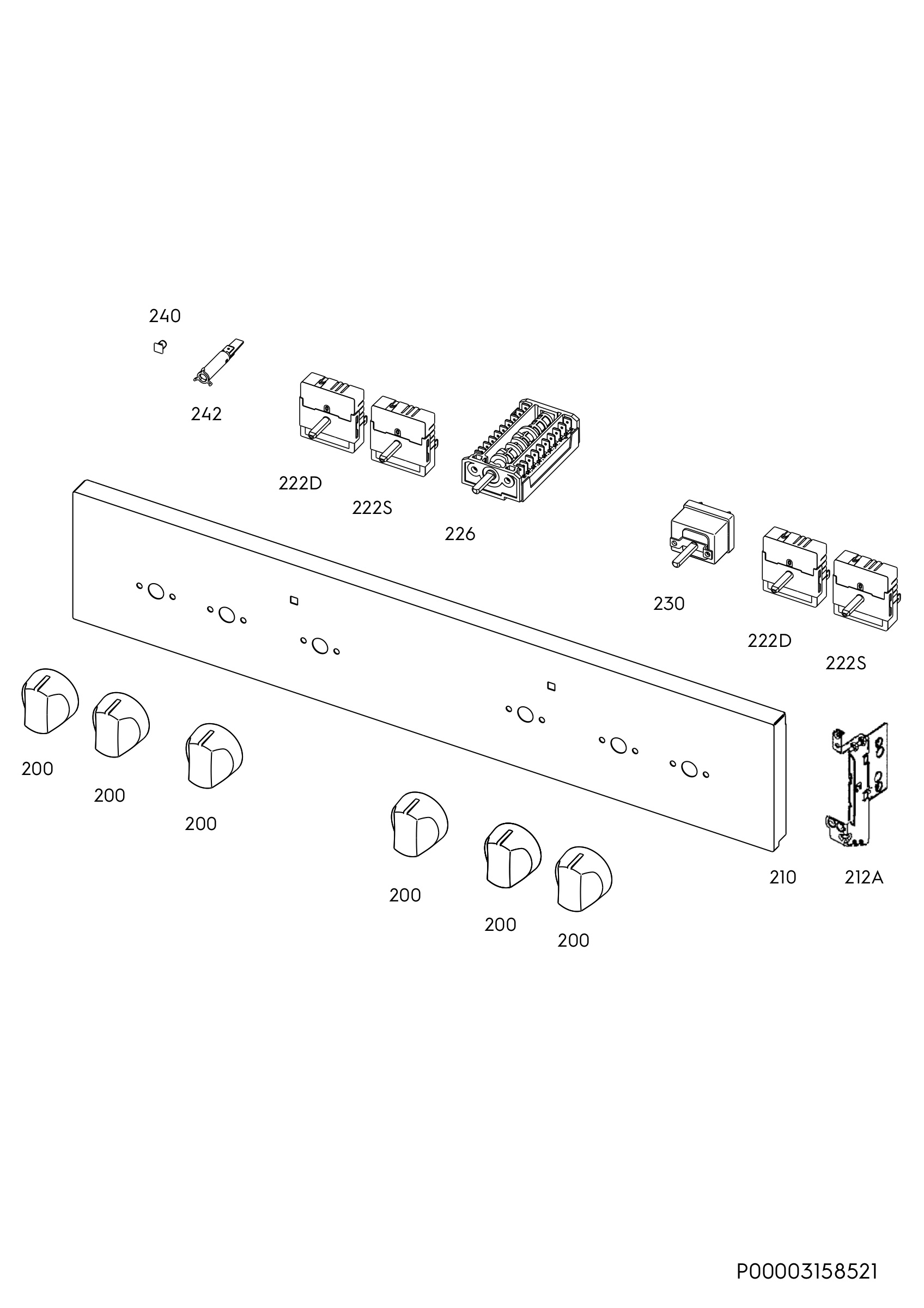 Command panel 037