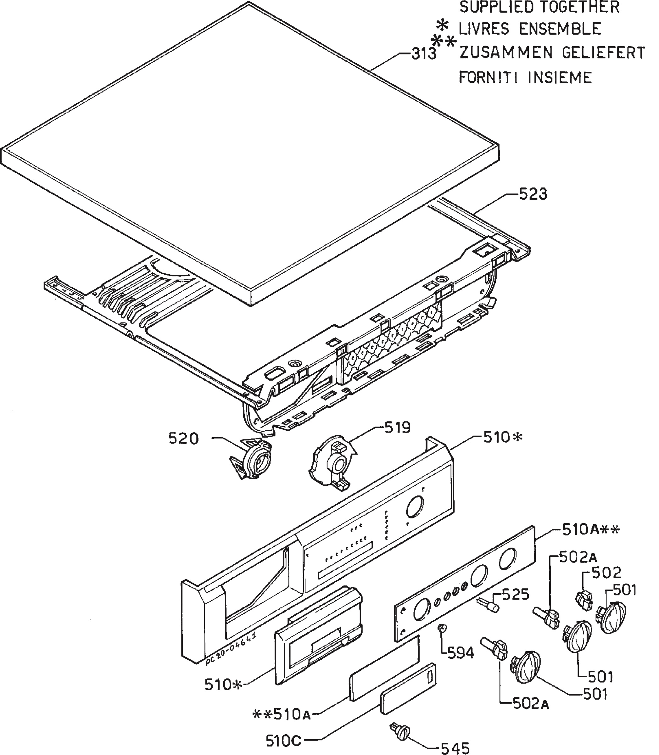 Command panel 037