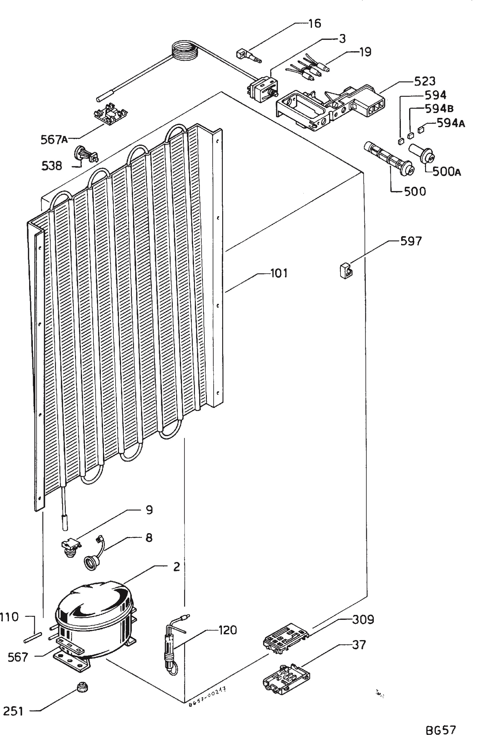 Refrigerator cooling system