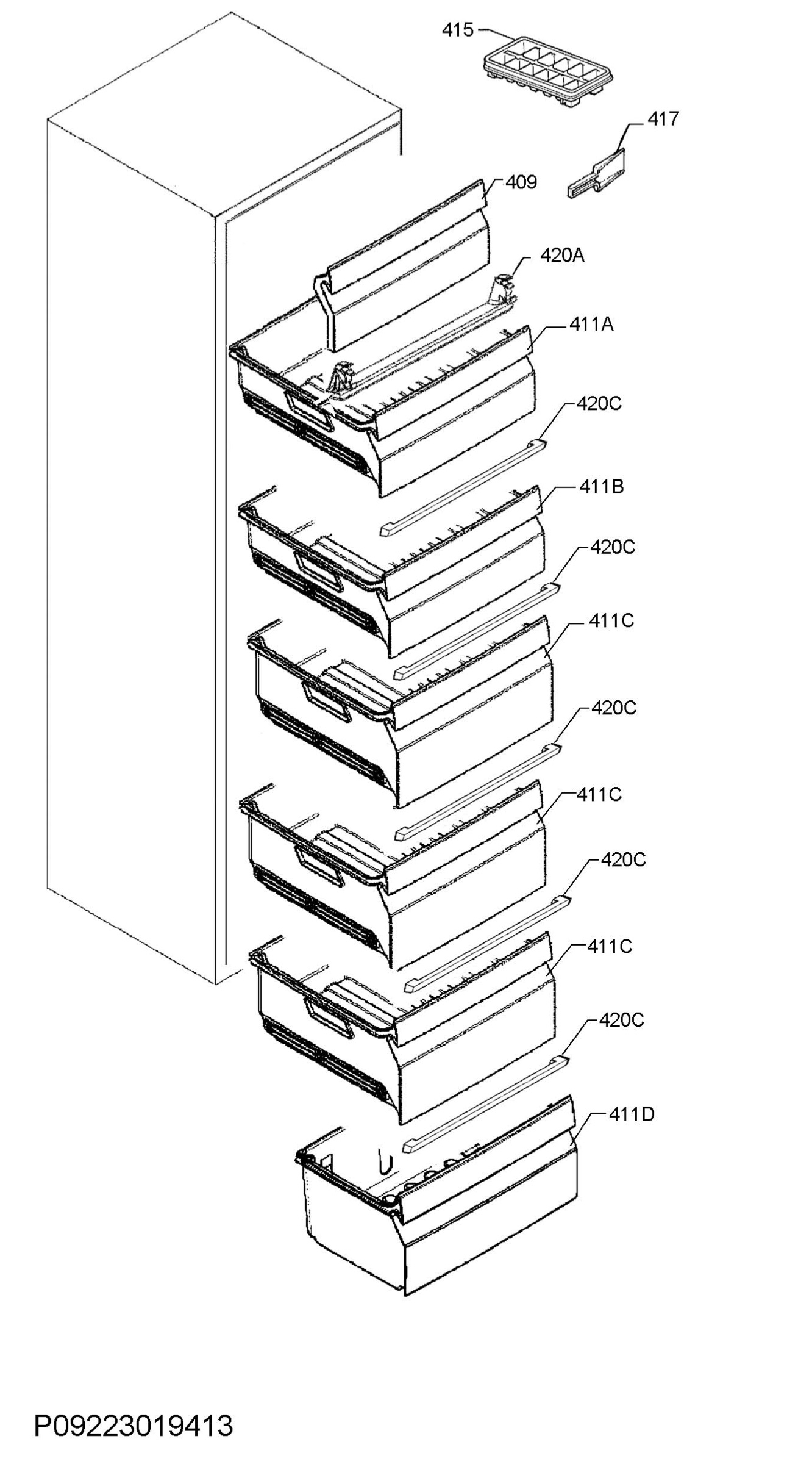 Internal parts