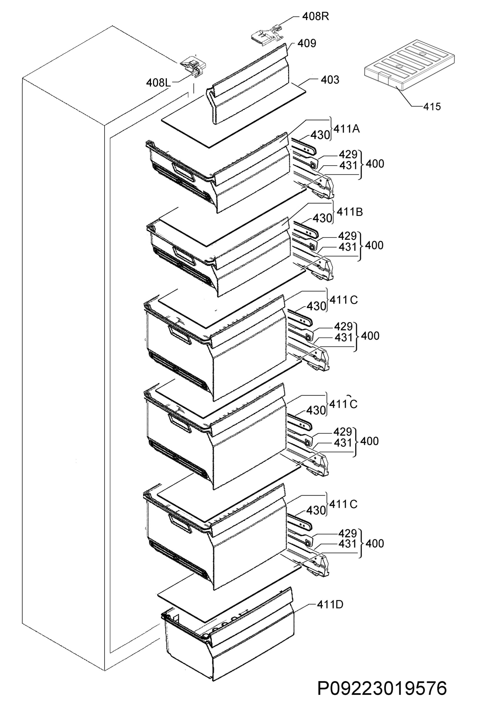 Internal parts