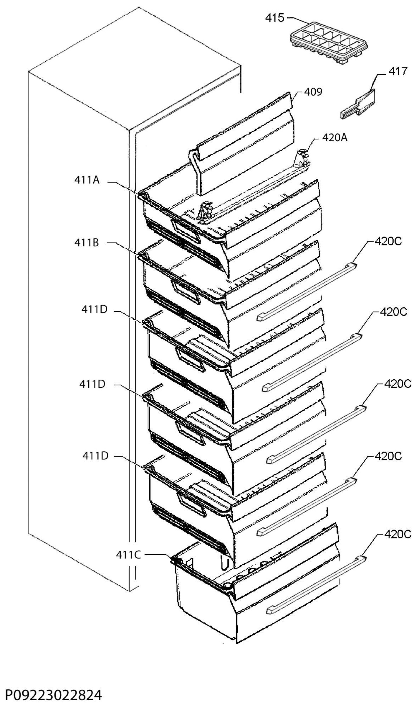 Internal parts