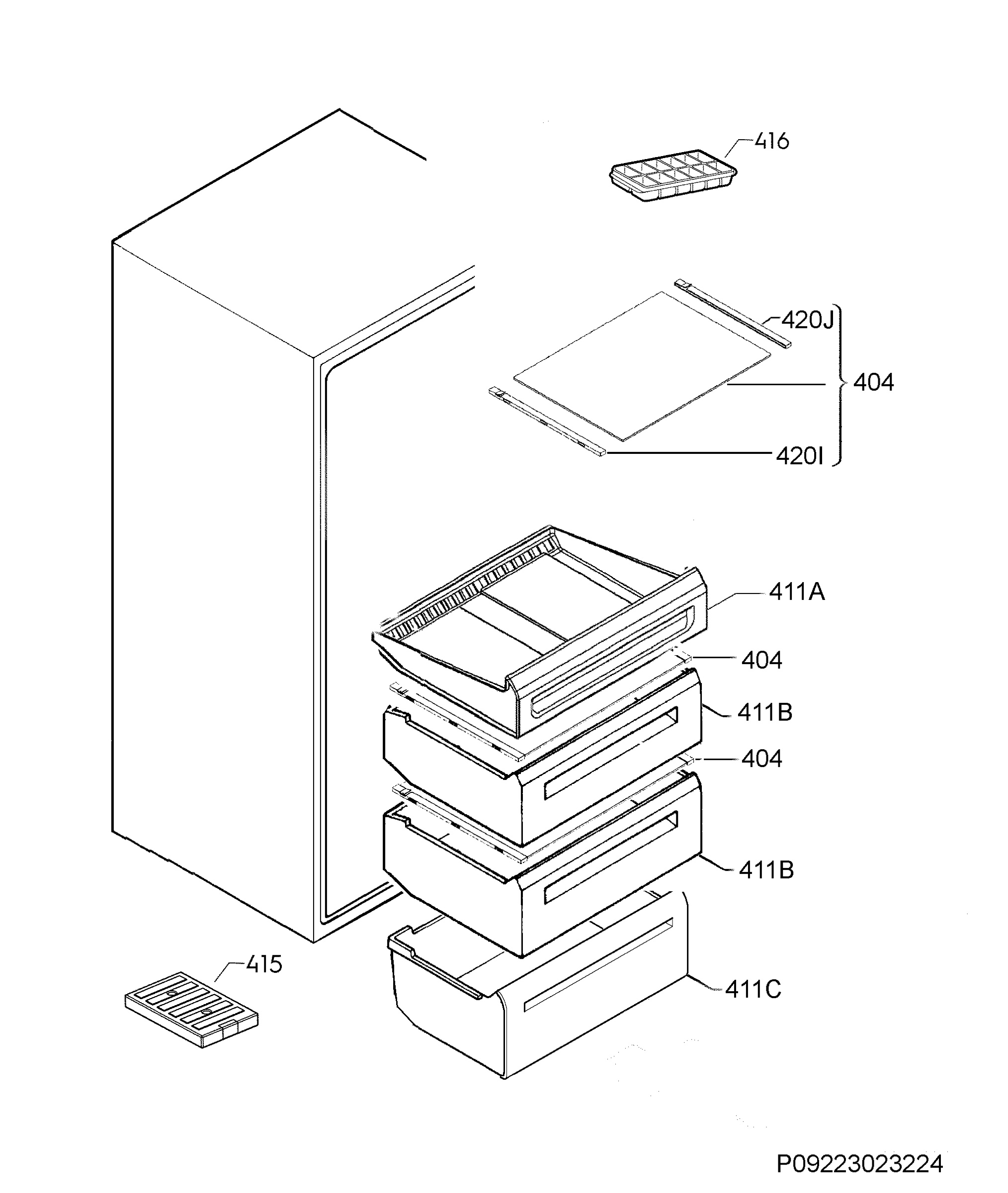 Internal parts