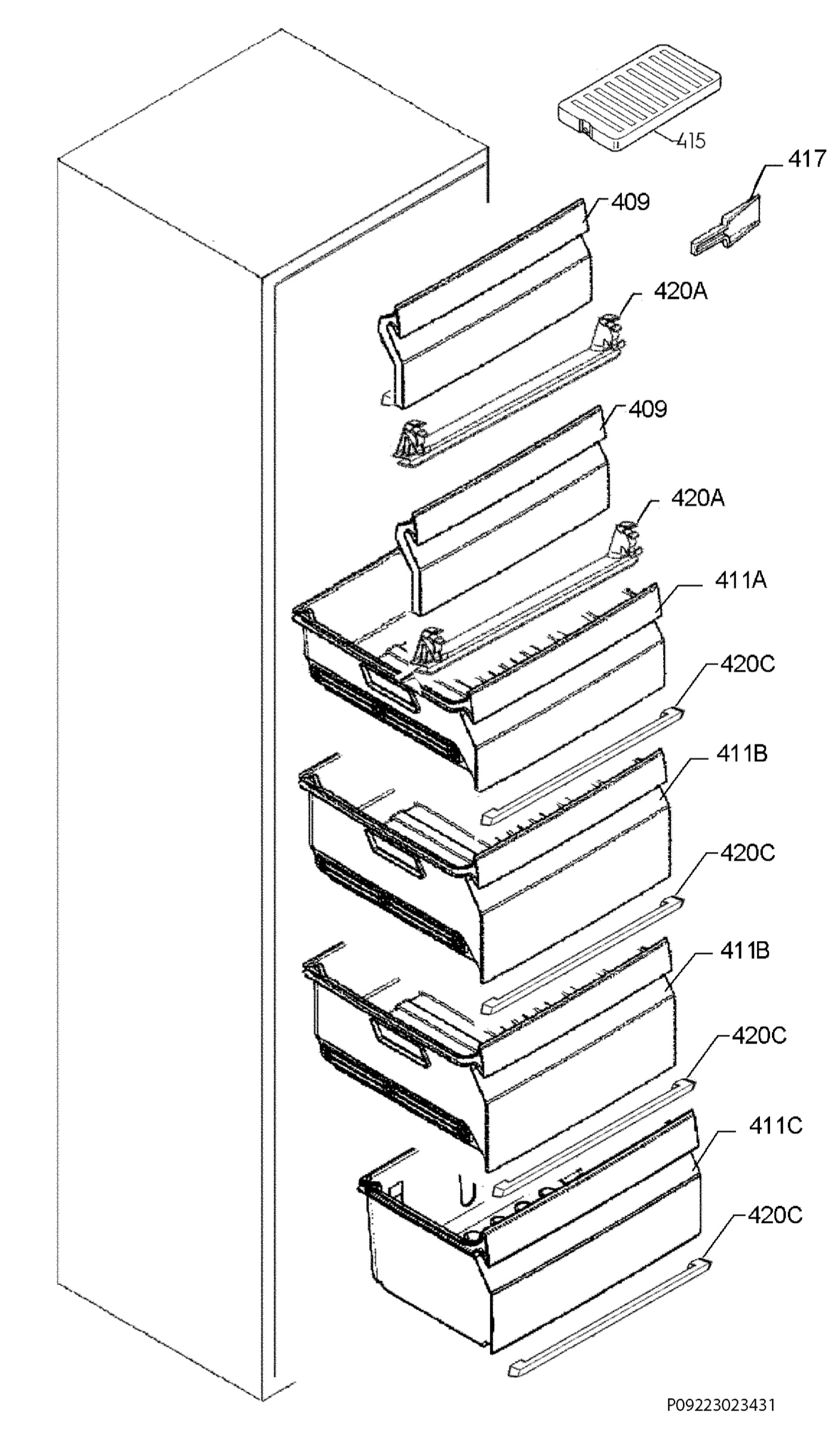 Internal parts