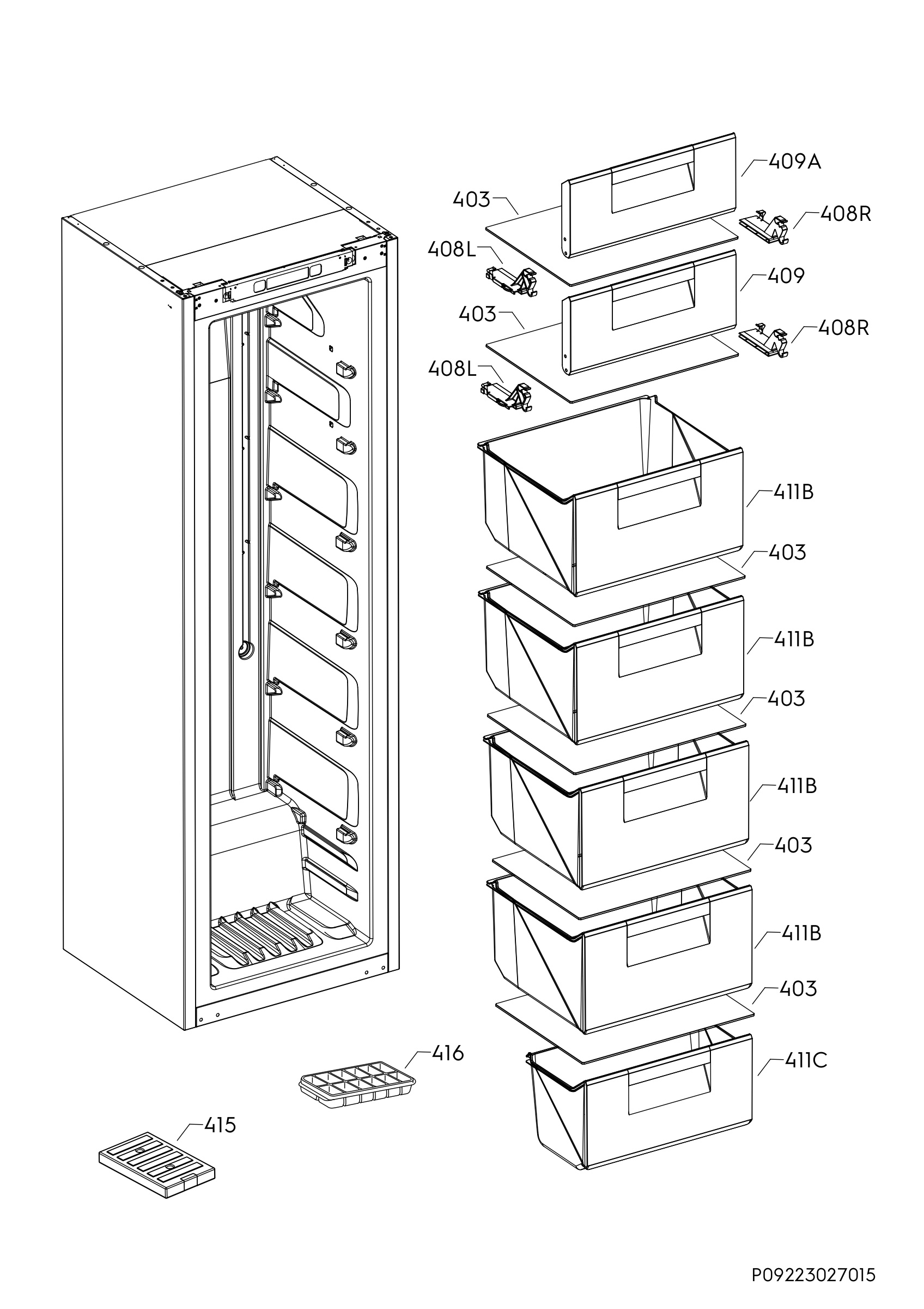 Internal parts