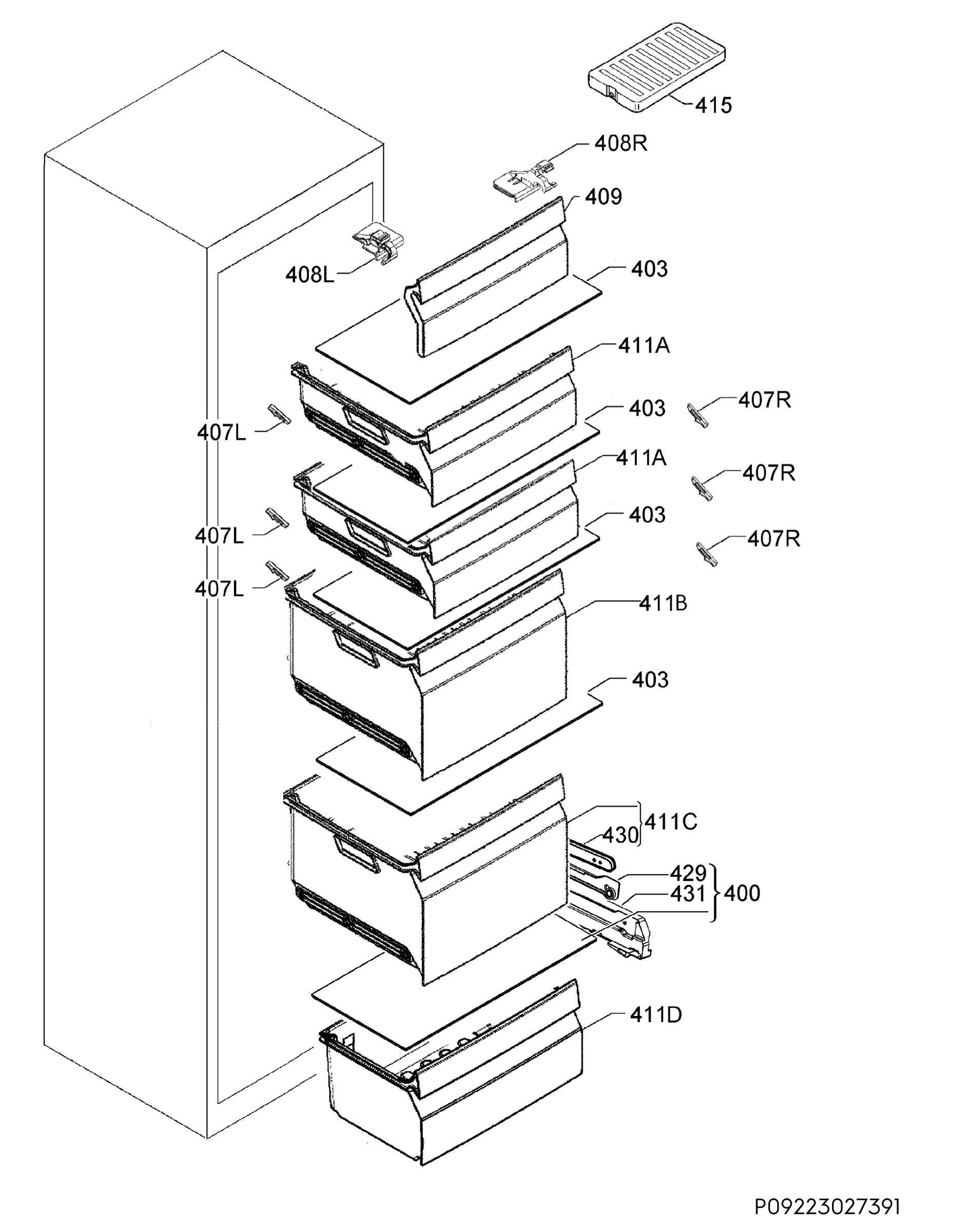 Internal parts