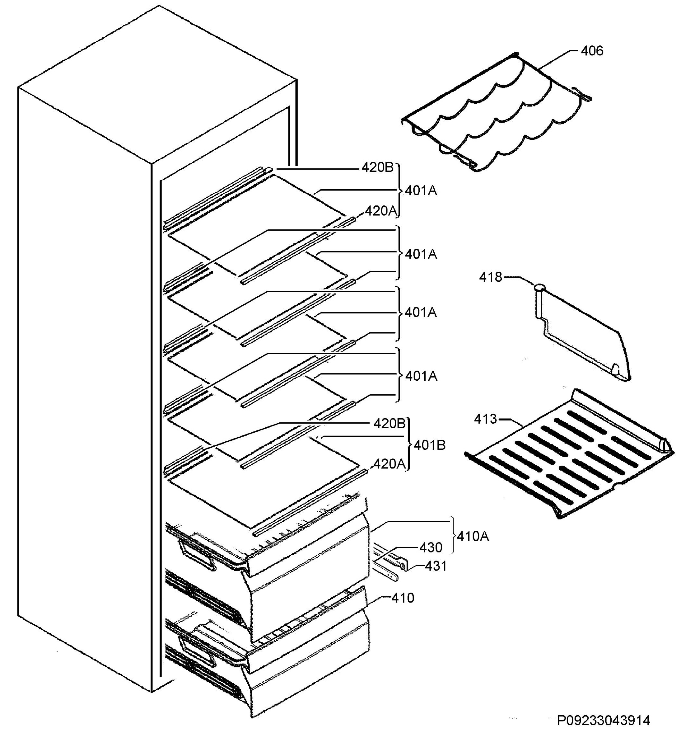 Internal parts