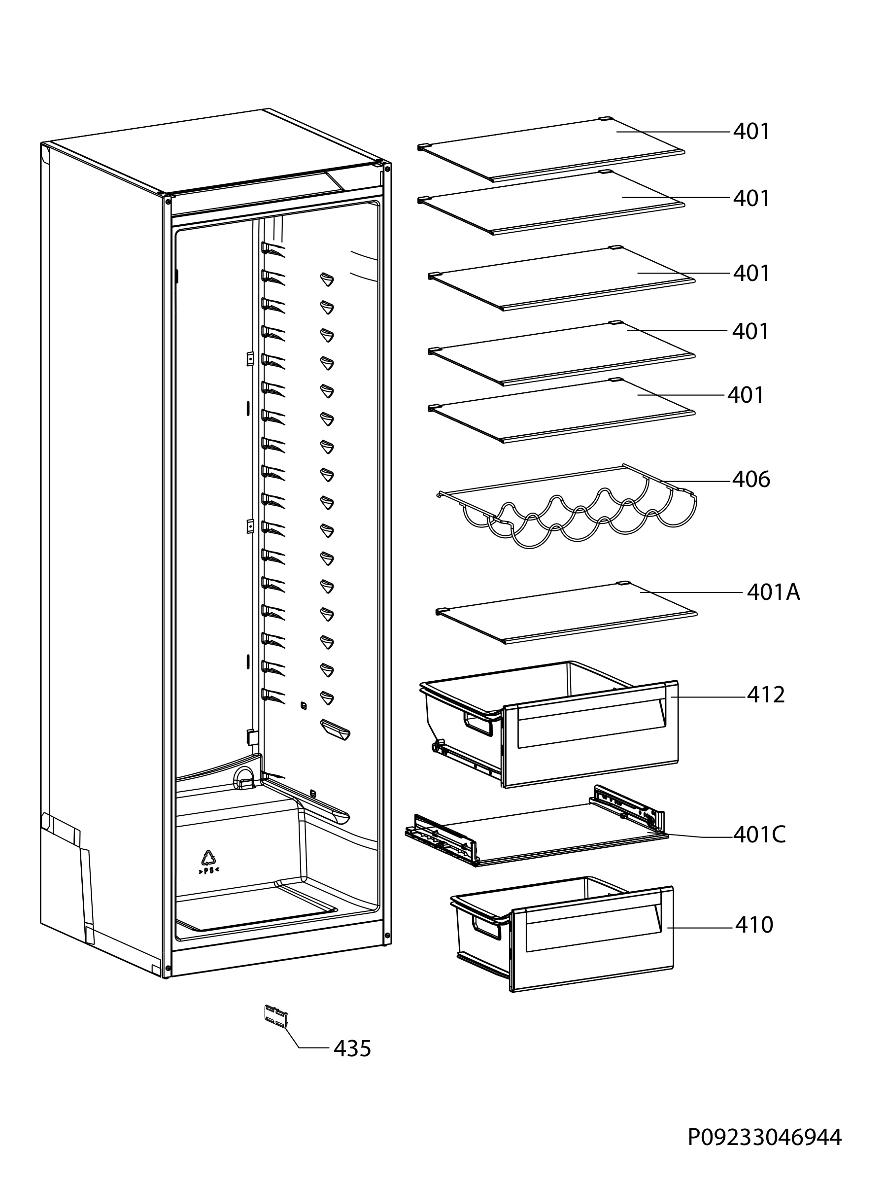 Internal parts