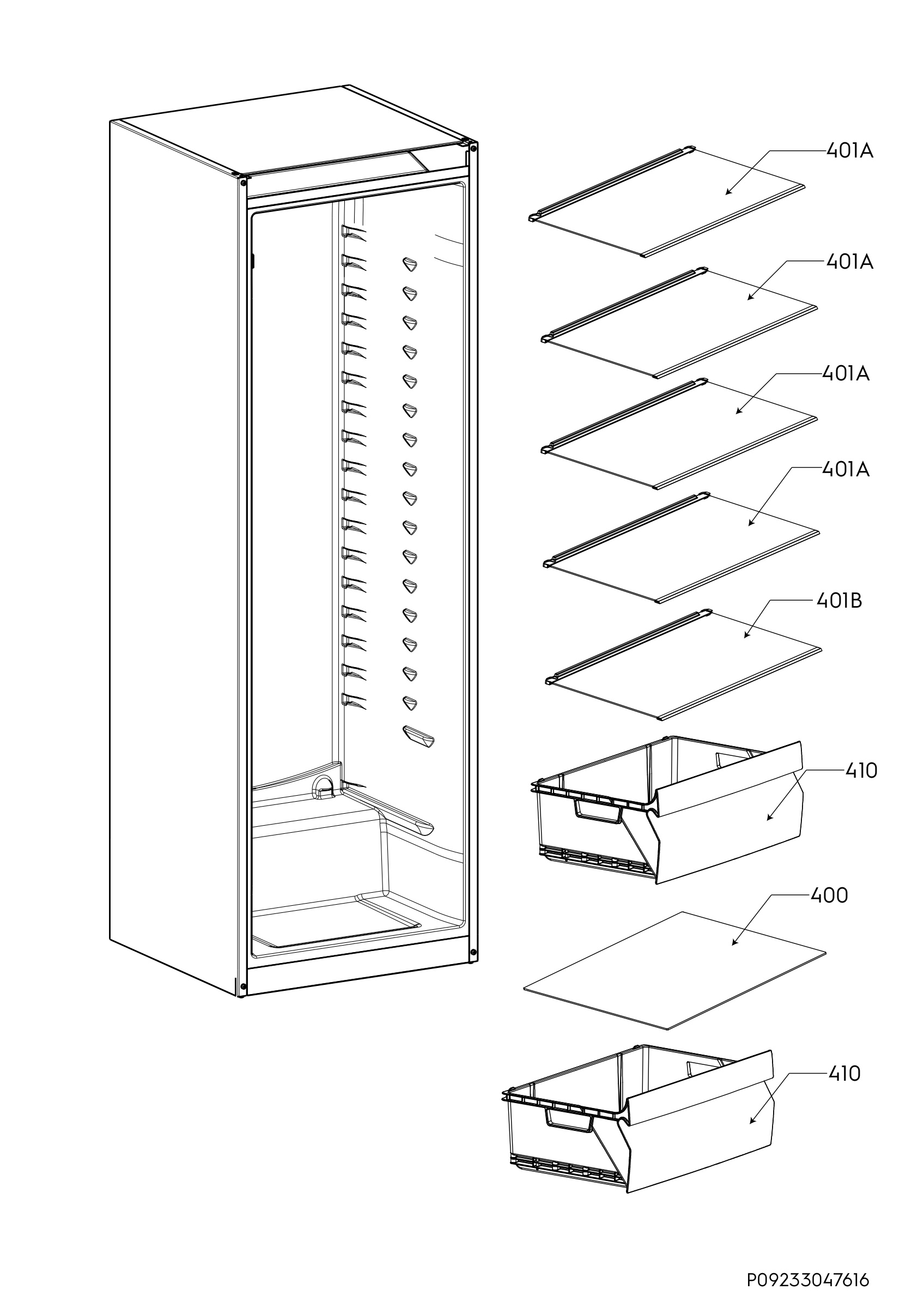 Internal parts