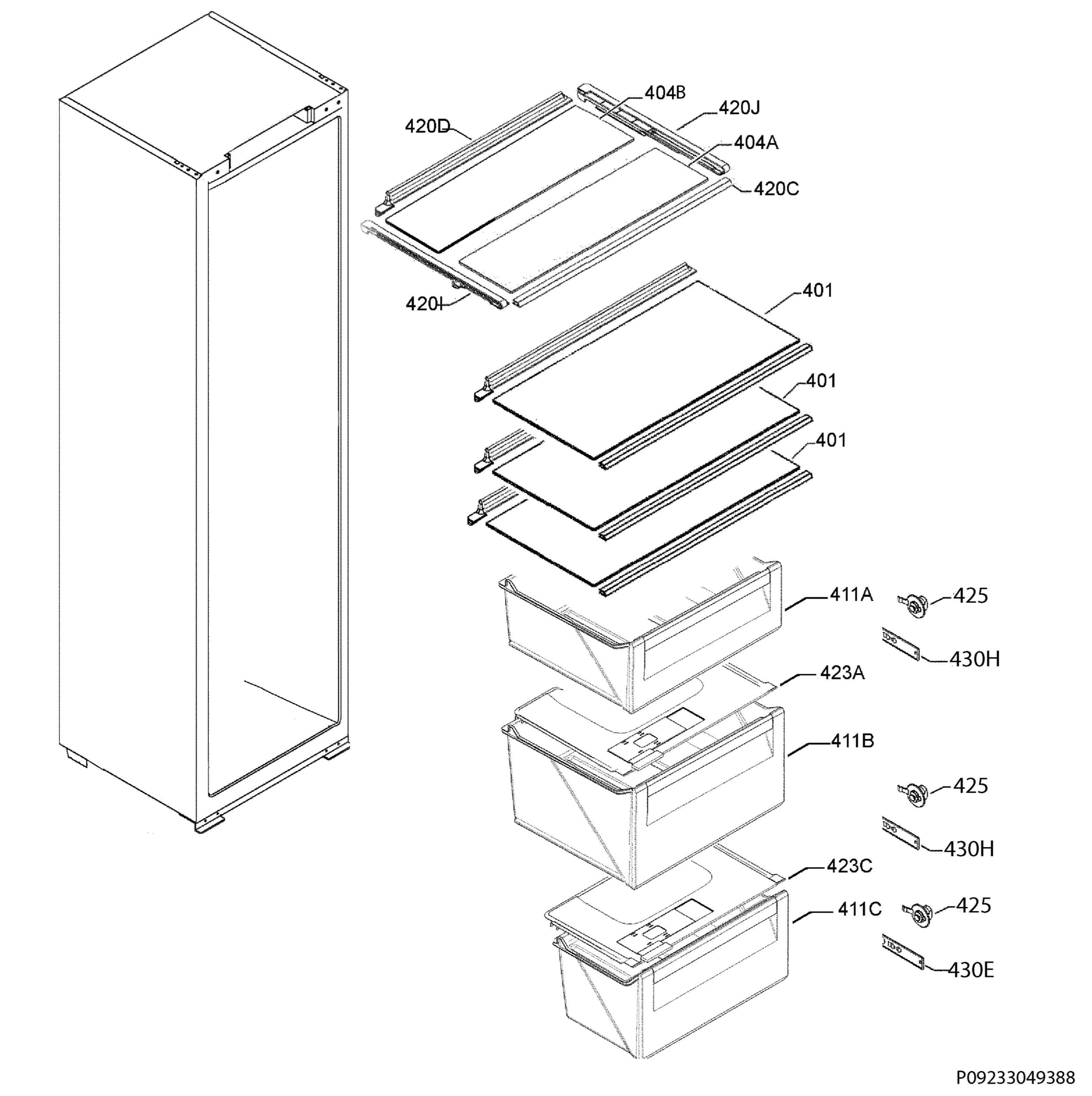 Internal parts