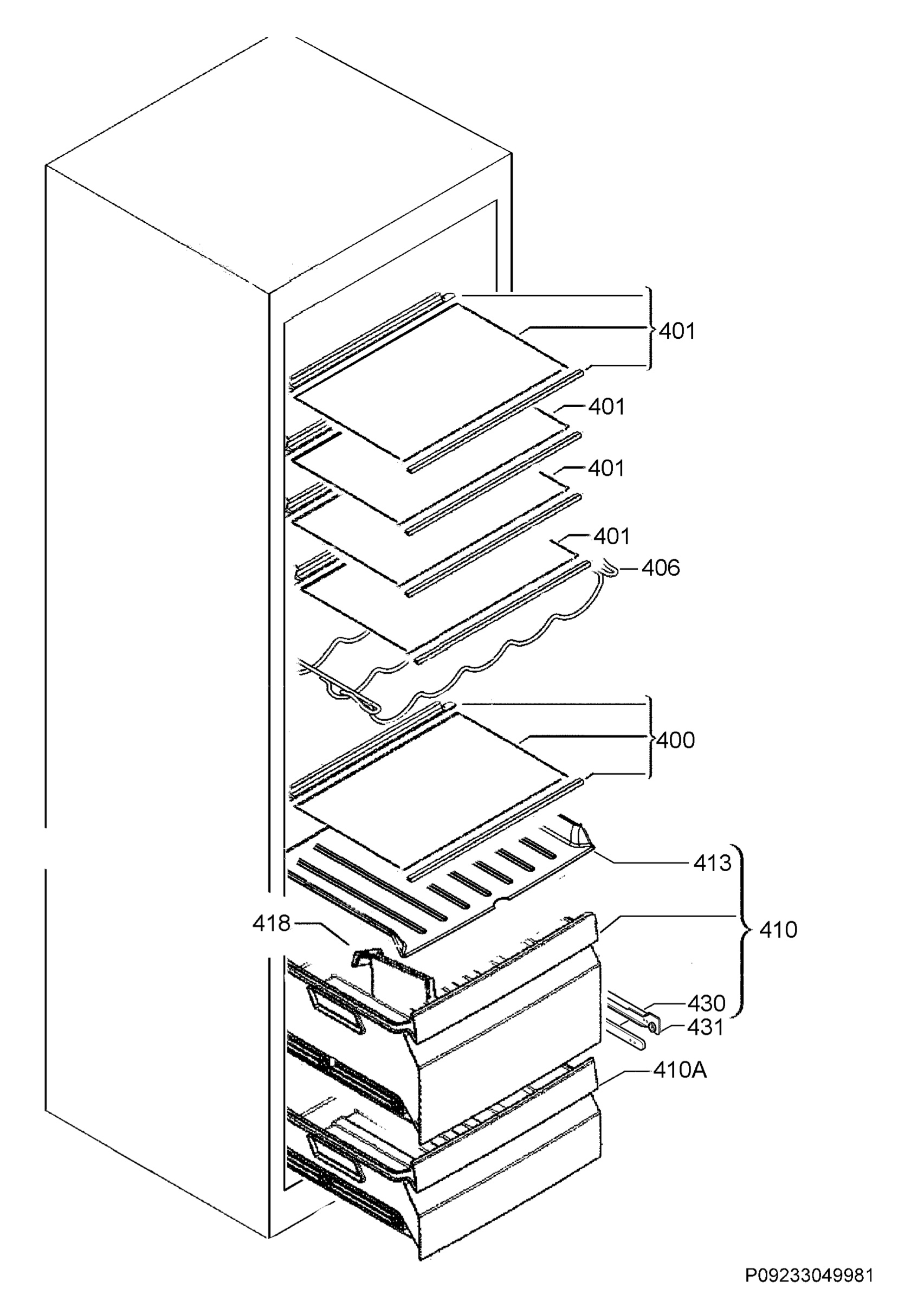 Internal parts