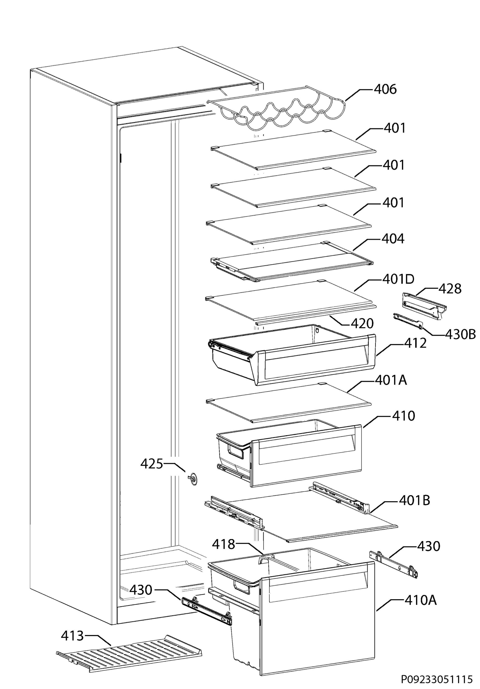 Internal parts