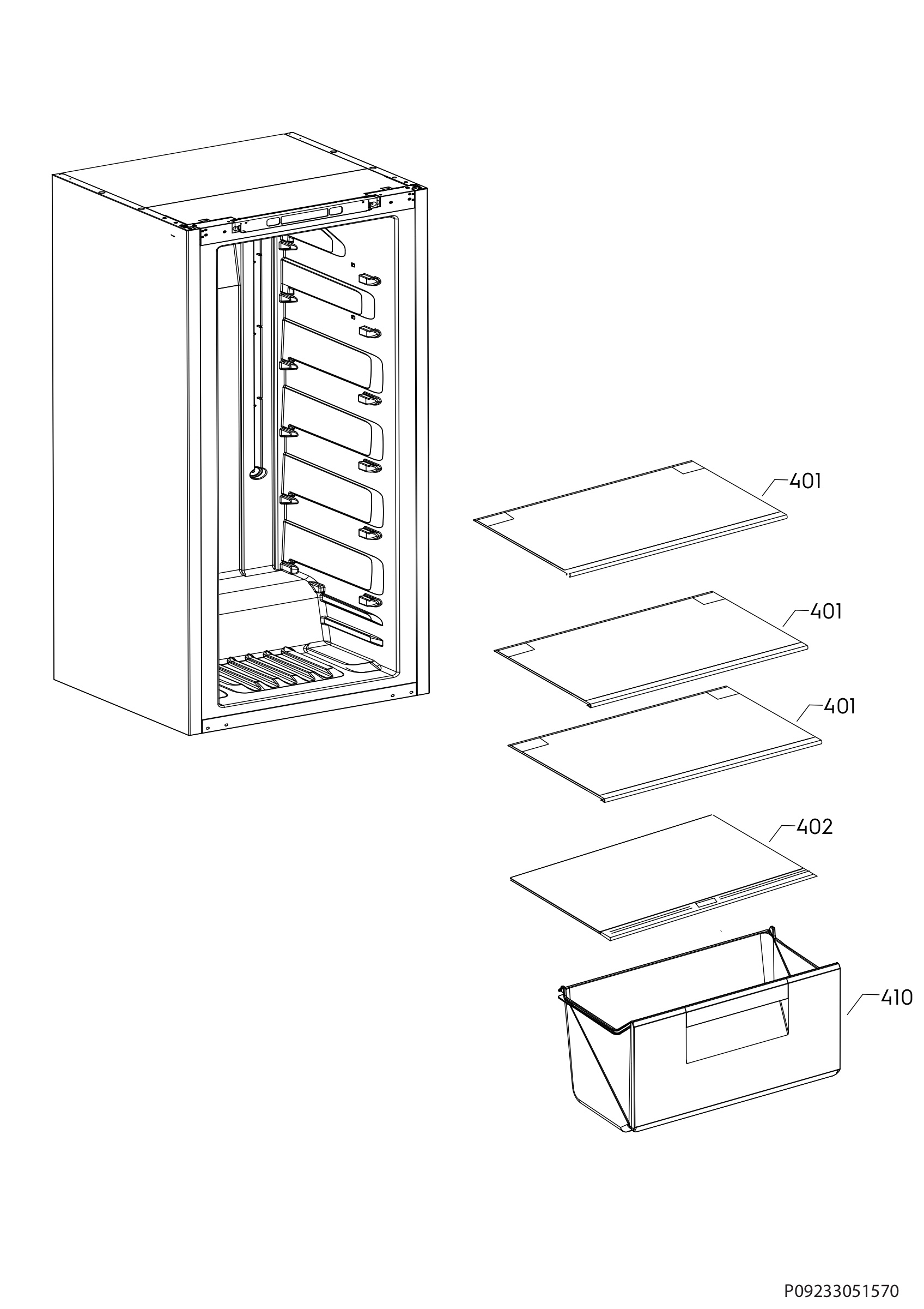 Internal parts