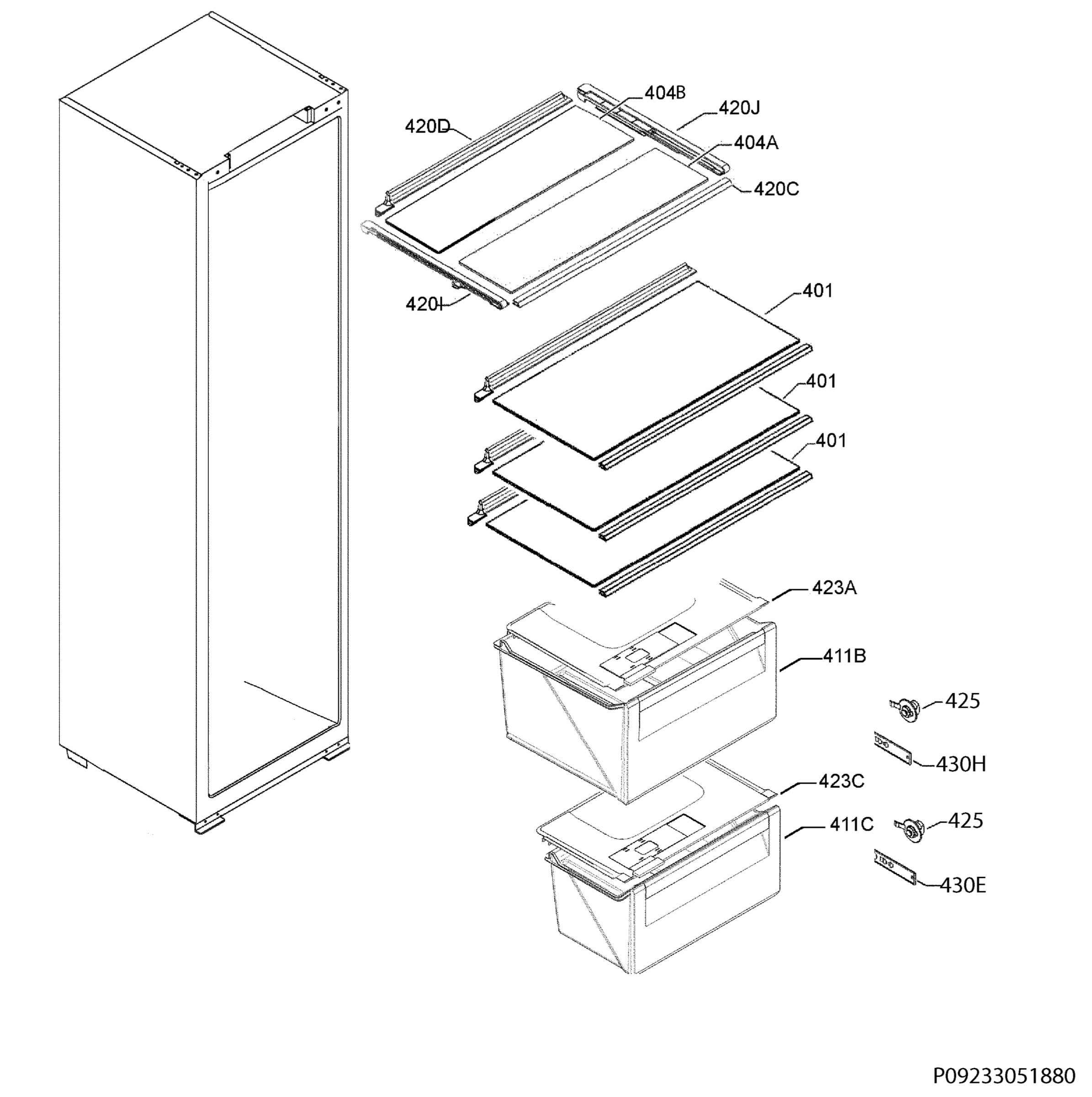 Internal parts