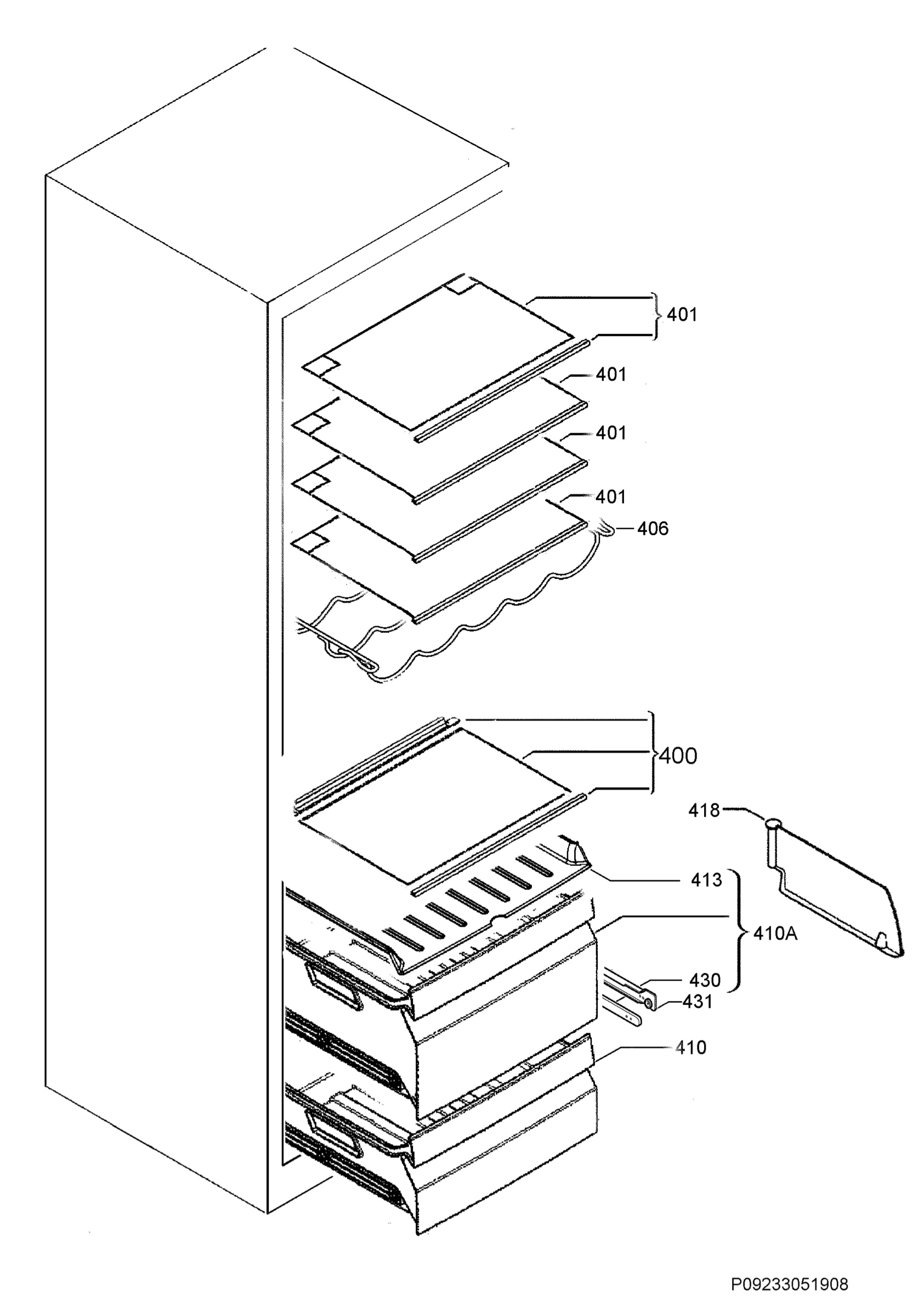 Internal parts