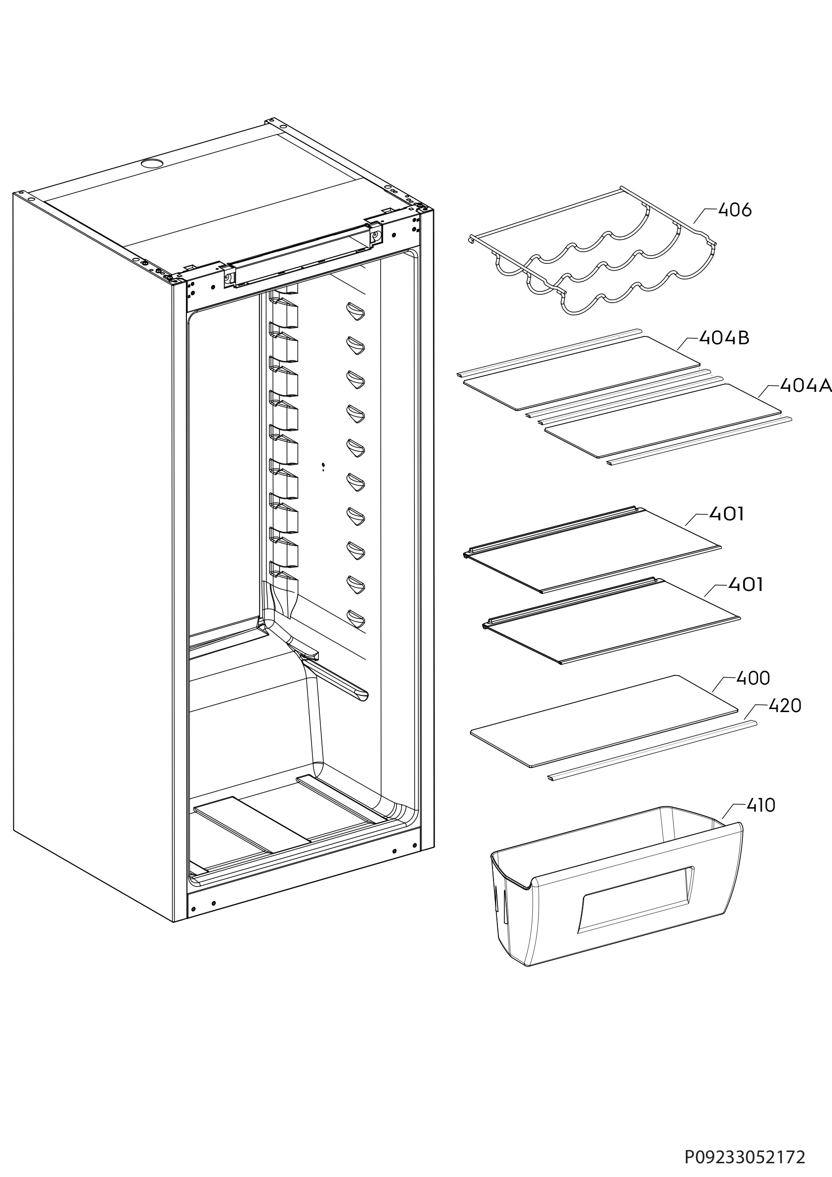 Internal parts