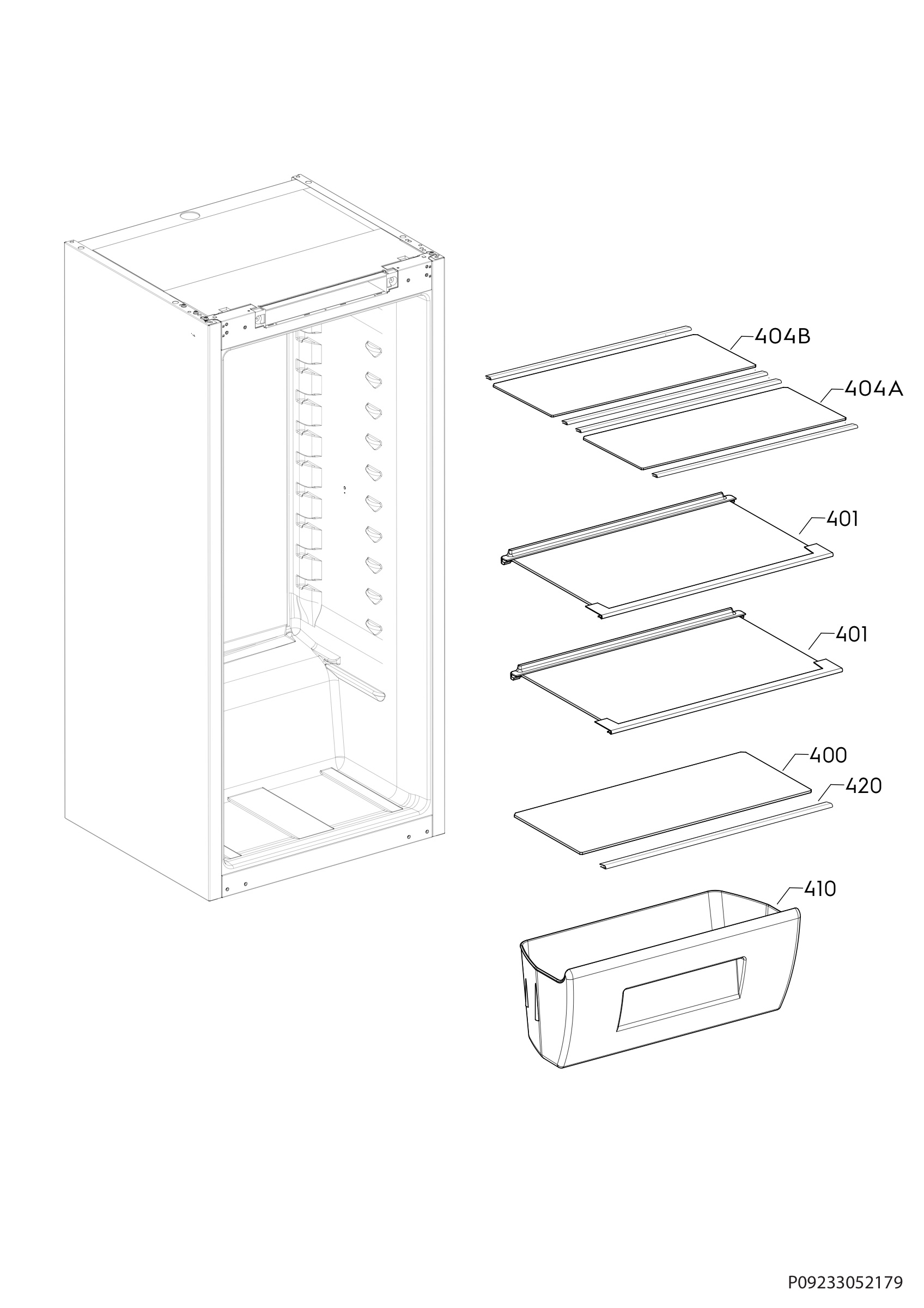 Internal parts